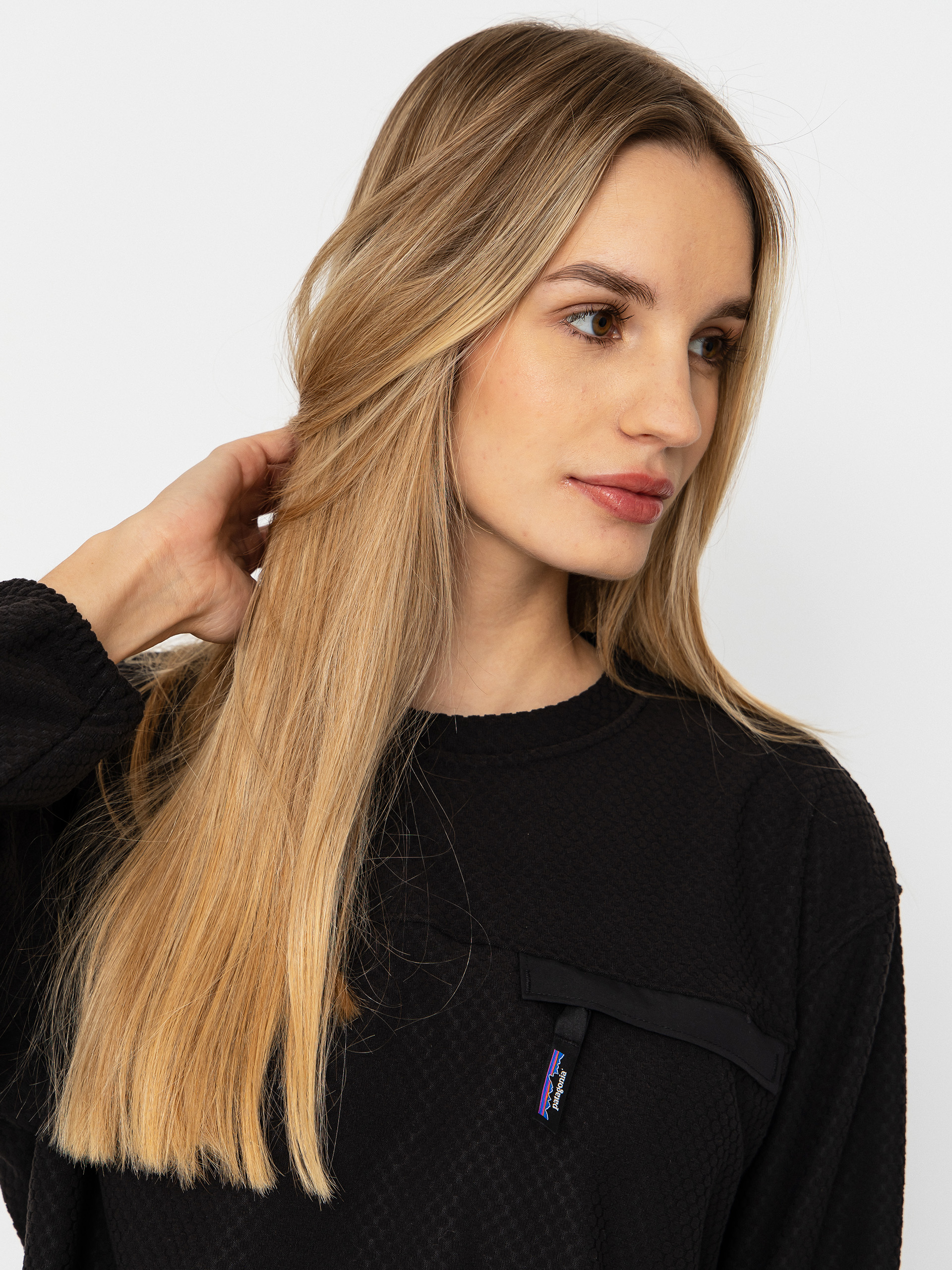Суитшърт Patagonia Textured Wmn (black)