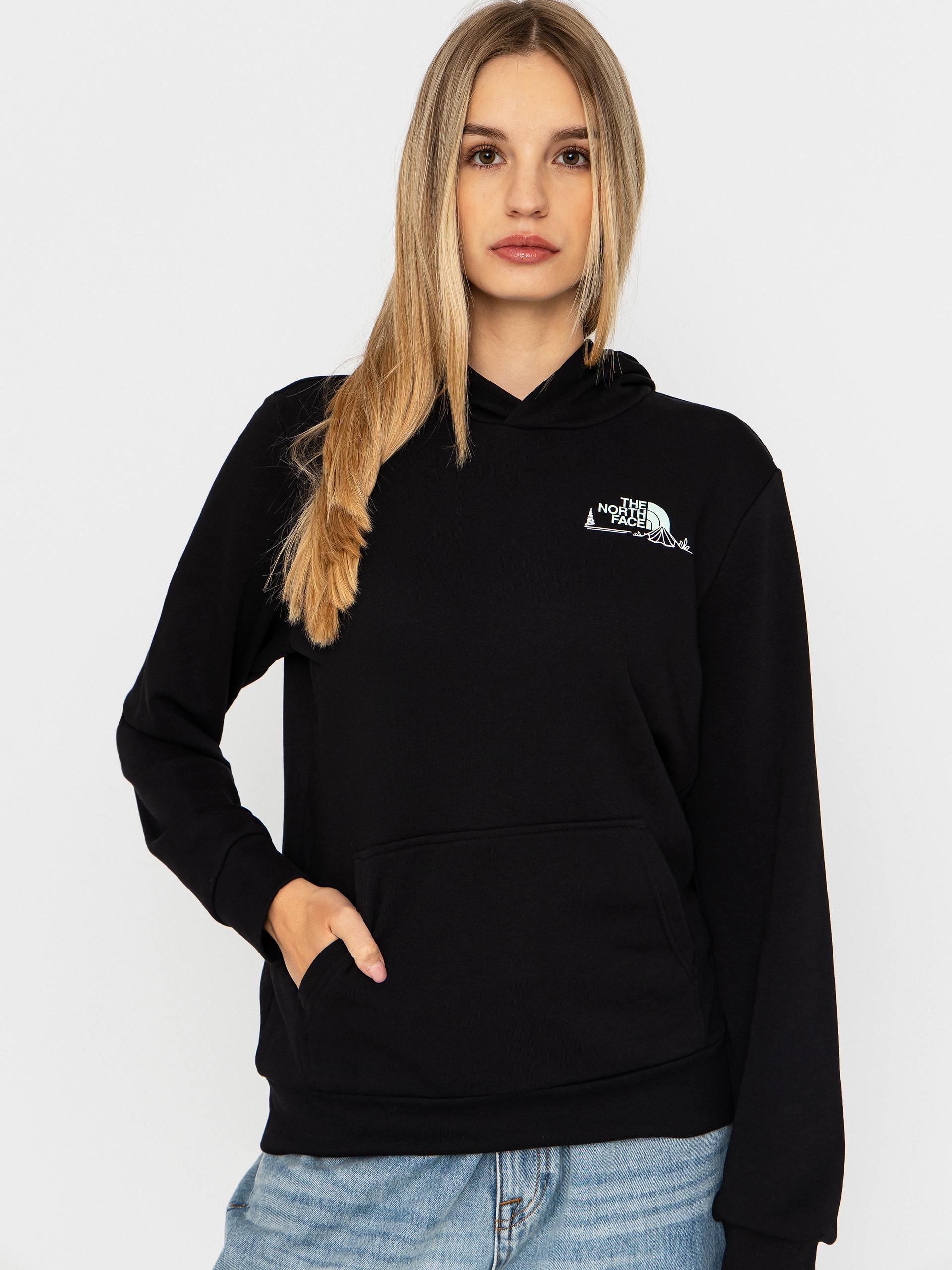 Суитшърт с качулка The North Face Monte HD Wmn