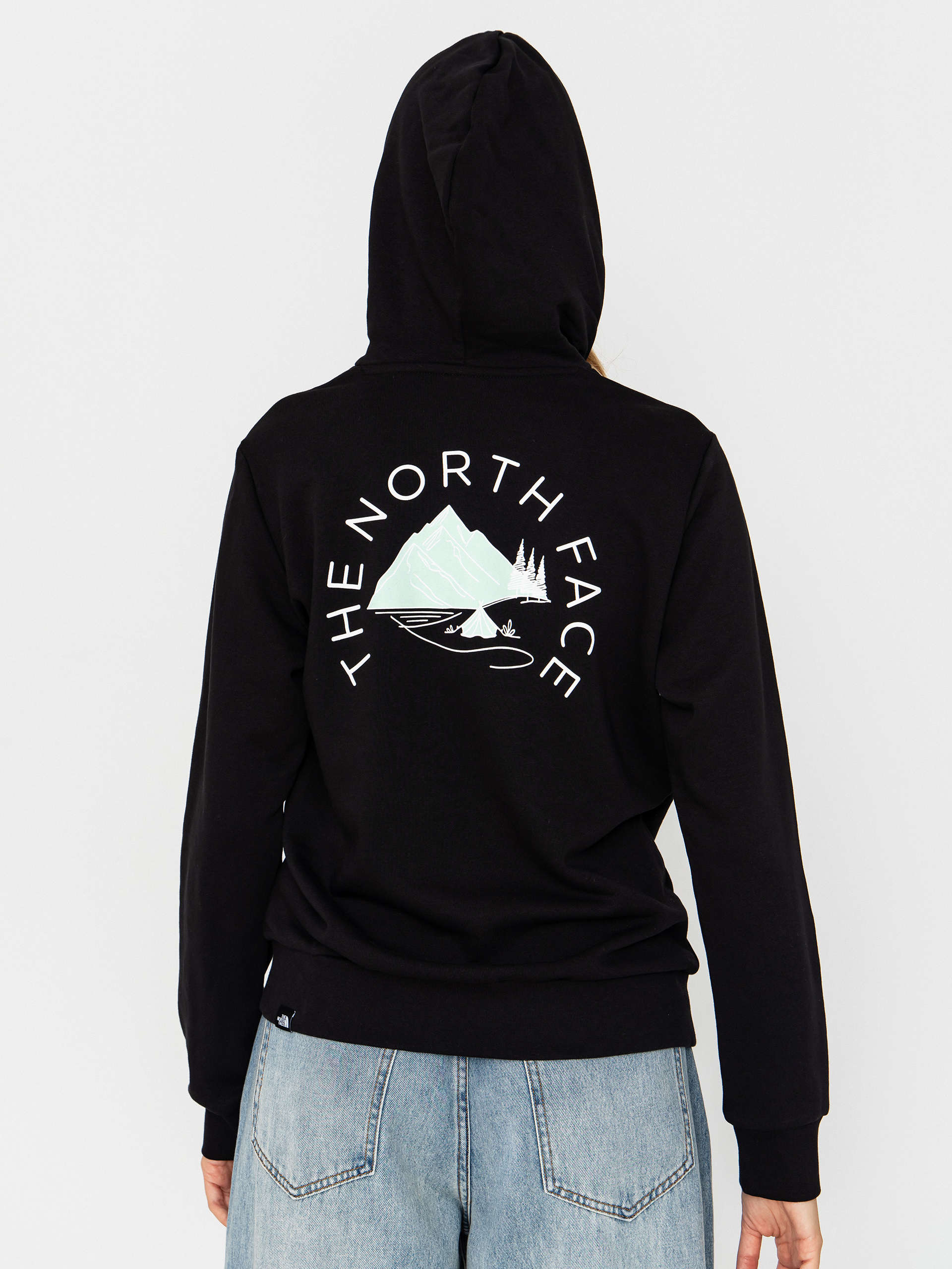 Суитшърт с качулка The North Face Monte HD Wmn (tnf black)