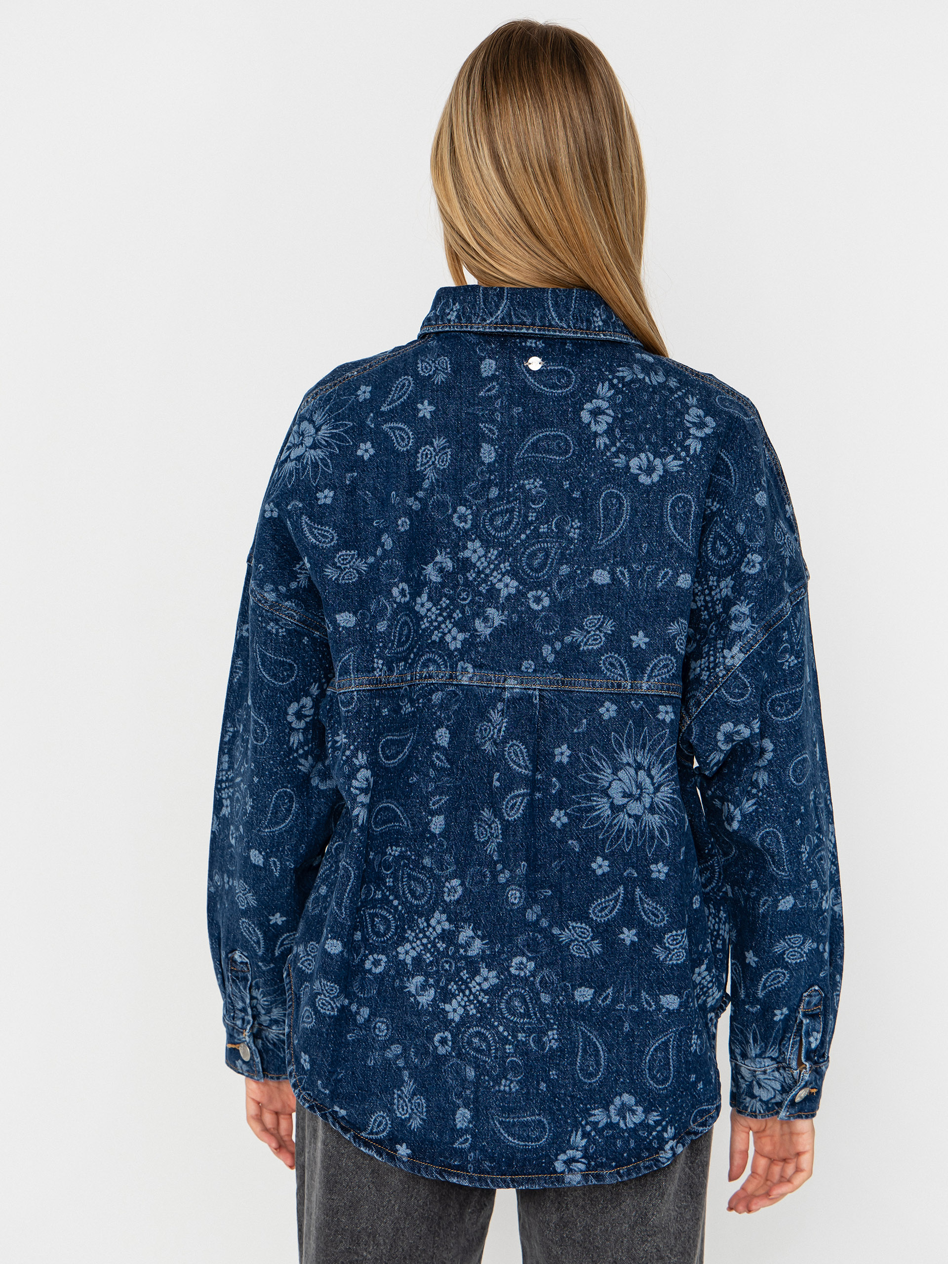 Риза Roxy Kick Back Washed Denim Wmn (ocean blue)