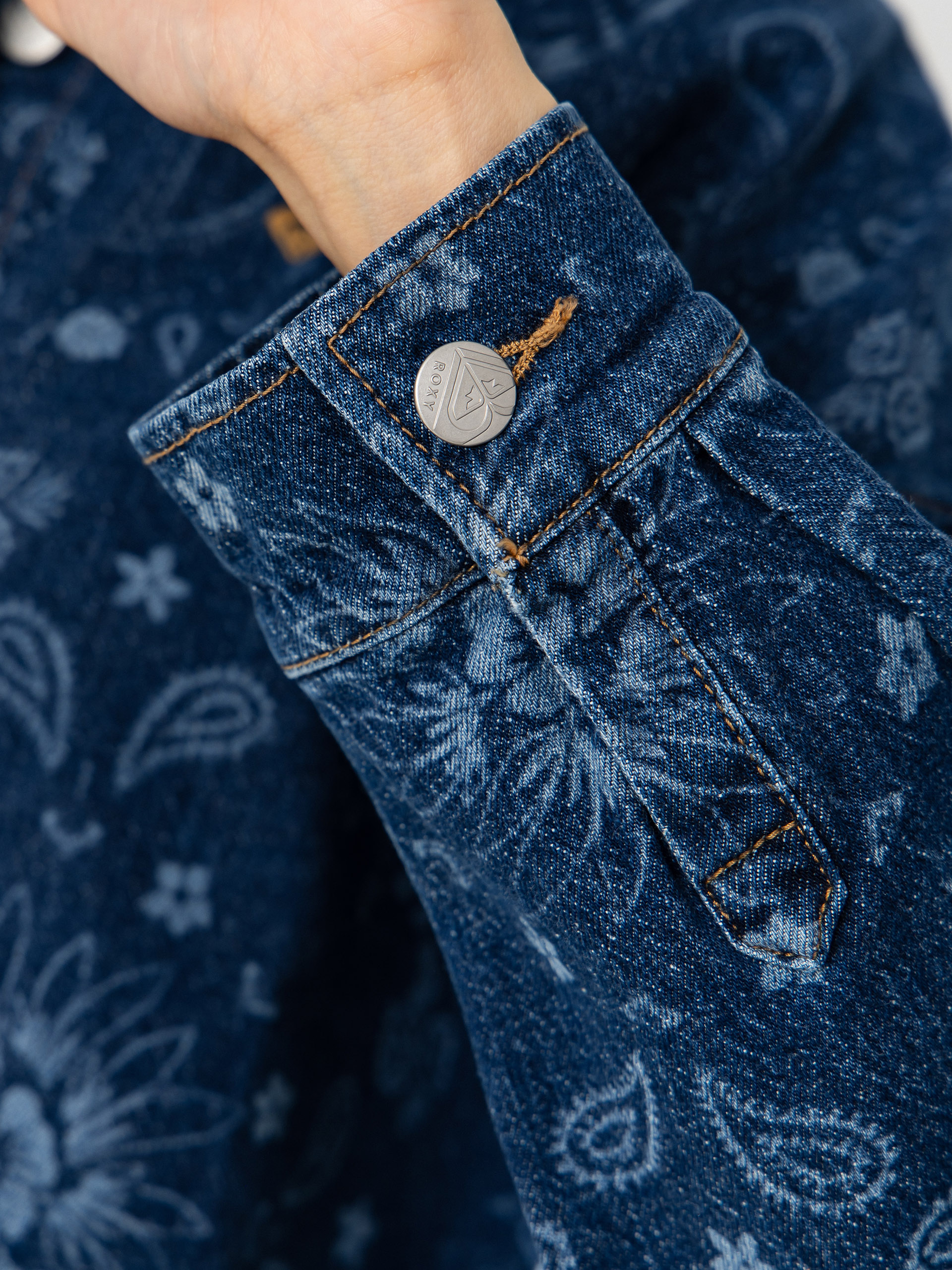 Риза Roxy Kick Back Washed Denim Wmn (ocean blue)