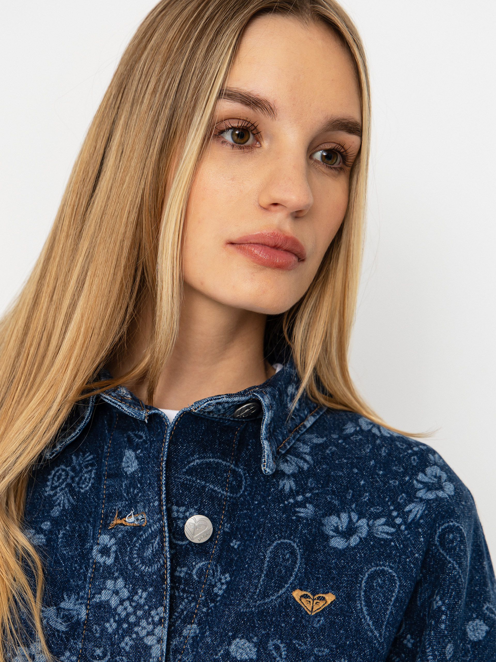 Риза Roxy Kick Back Washed Denim Wmn (ocean blue)