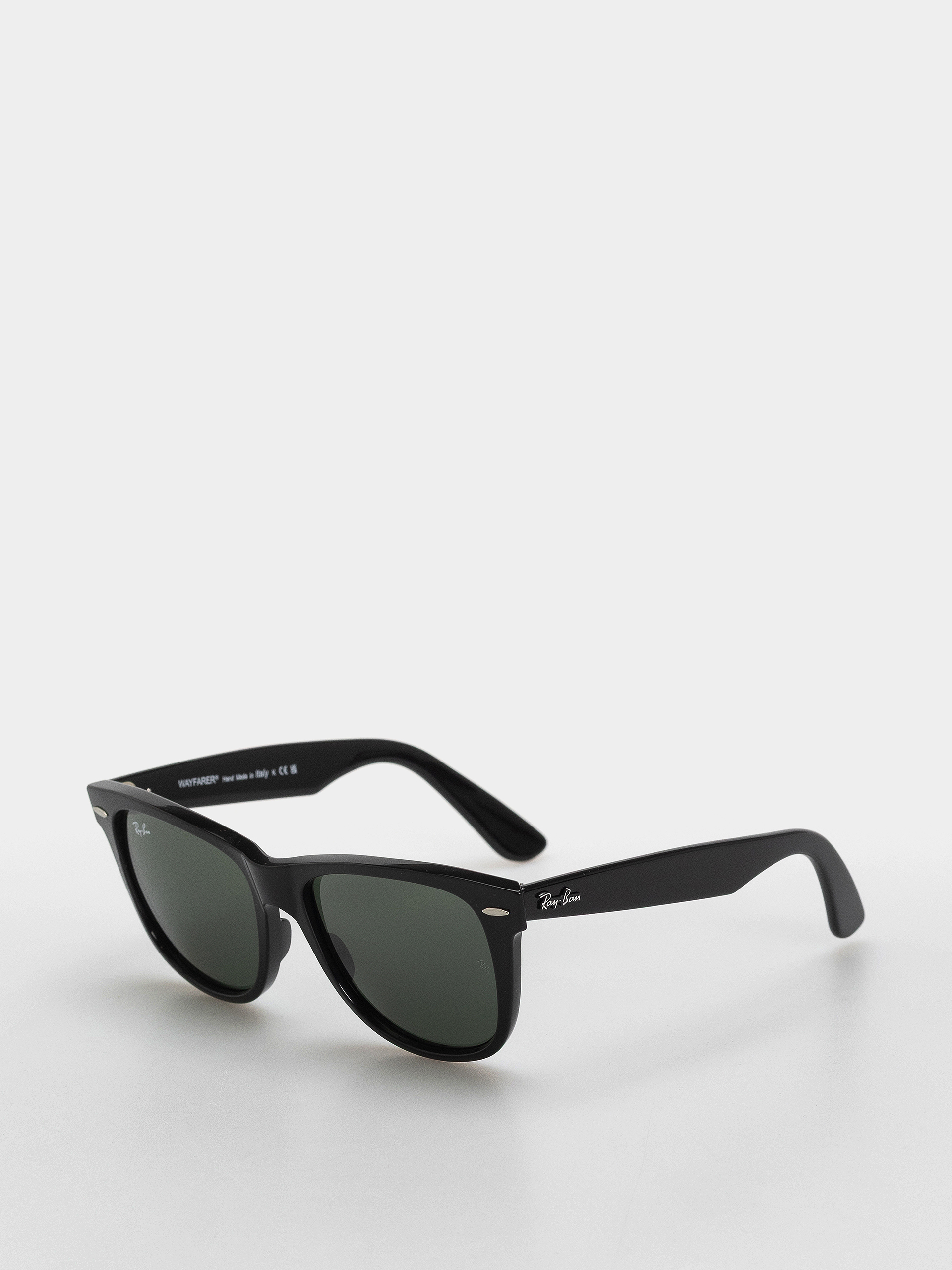 Слънчеви очила Ray-Ban Original Wayfarer Classic (polerowany czarny/zielone g-15)