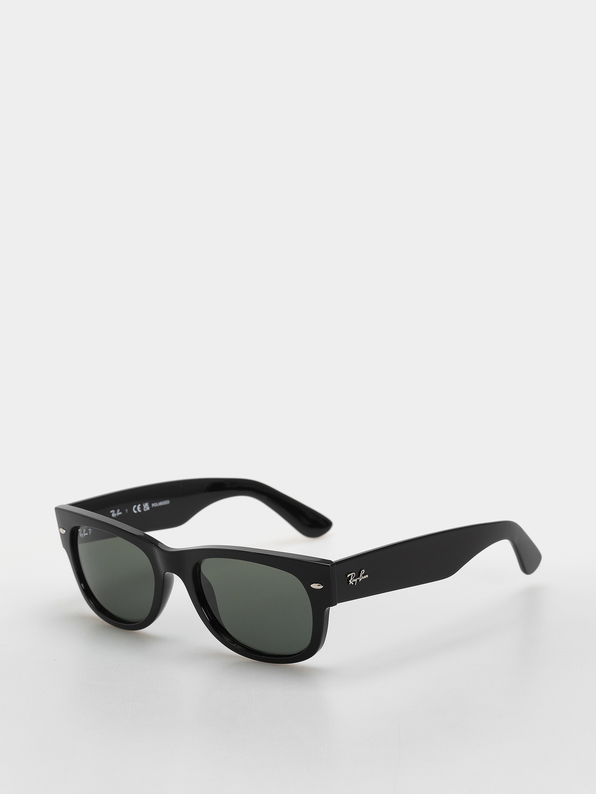 Слънчеви очила Ray-Ban Mega Wayfarer Ii (polerowany czarny/zielone z polaryzacją)