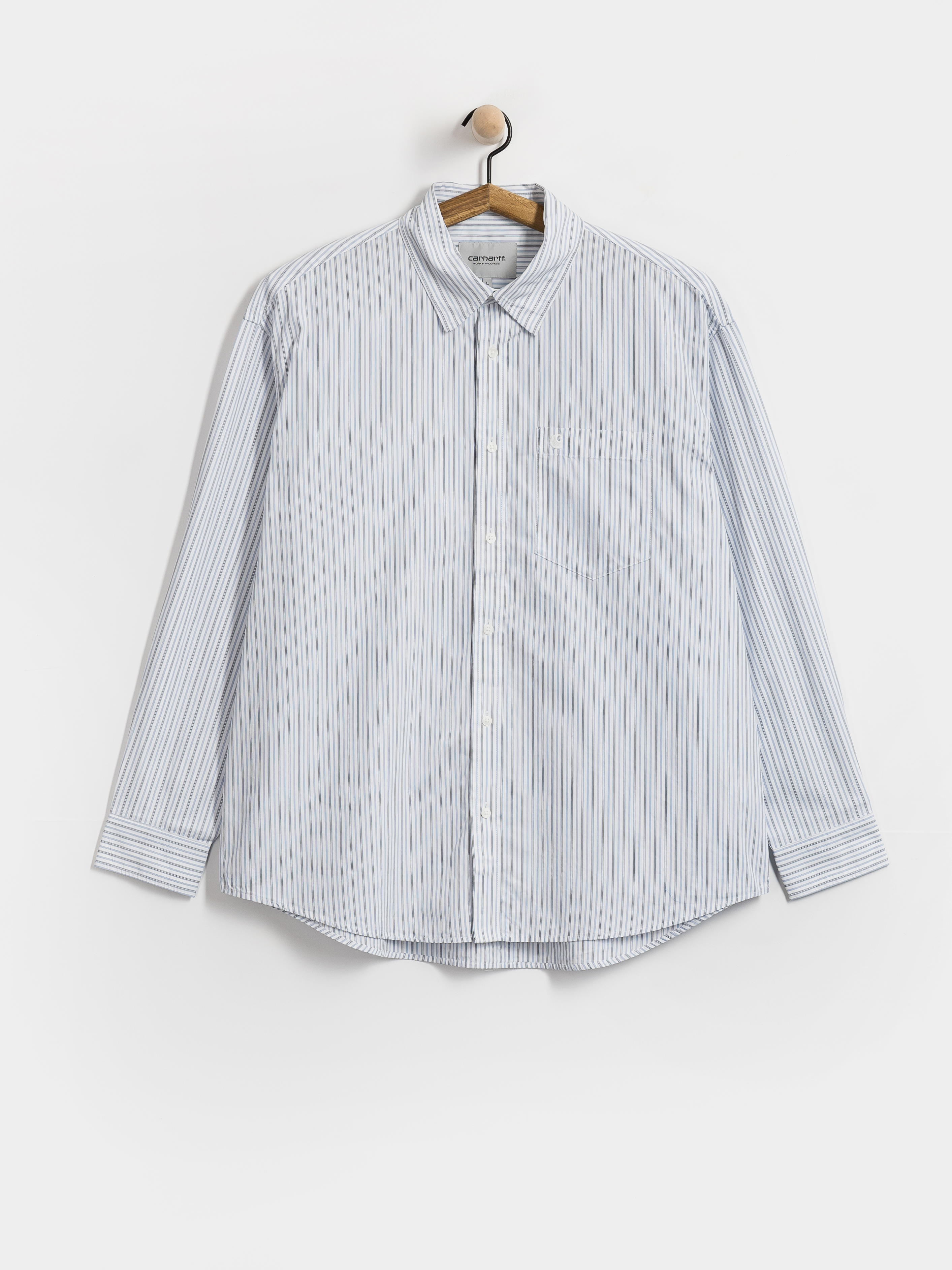 Риза Carhartt WIP Keene (keene stripe white)