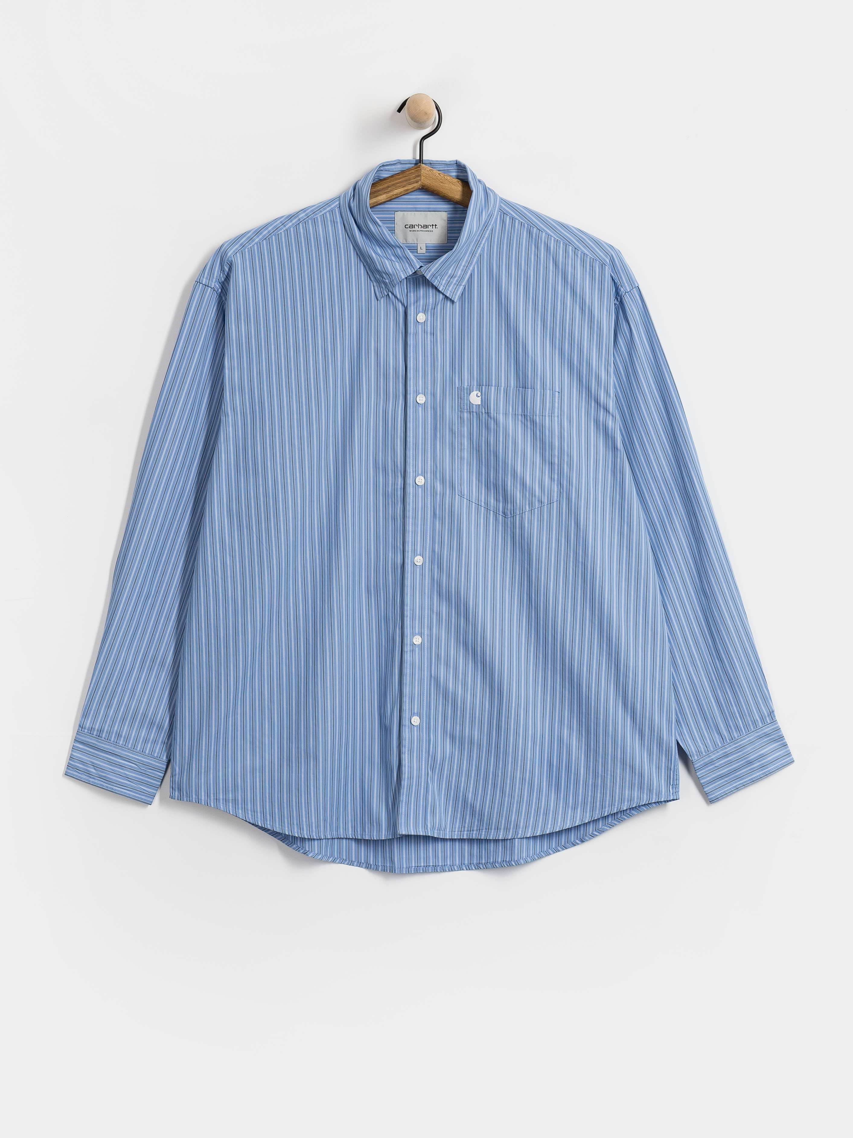 Риза Carhartt WIP Keene (keene stripe curacao)