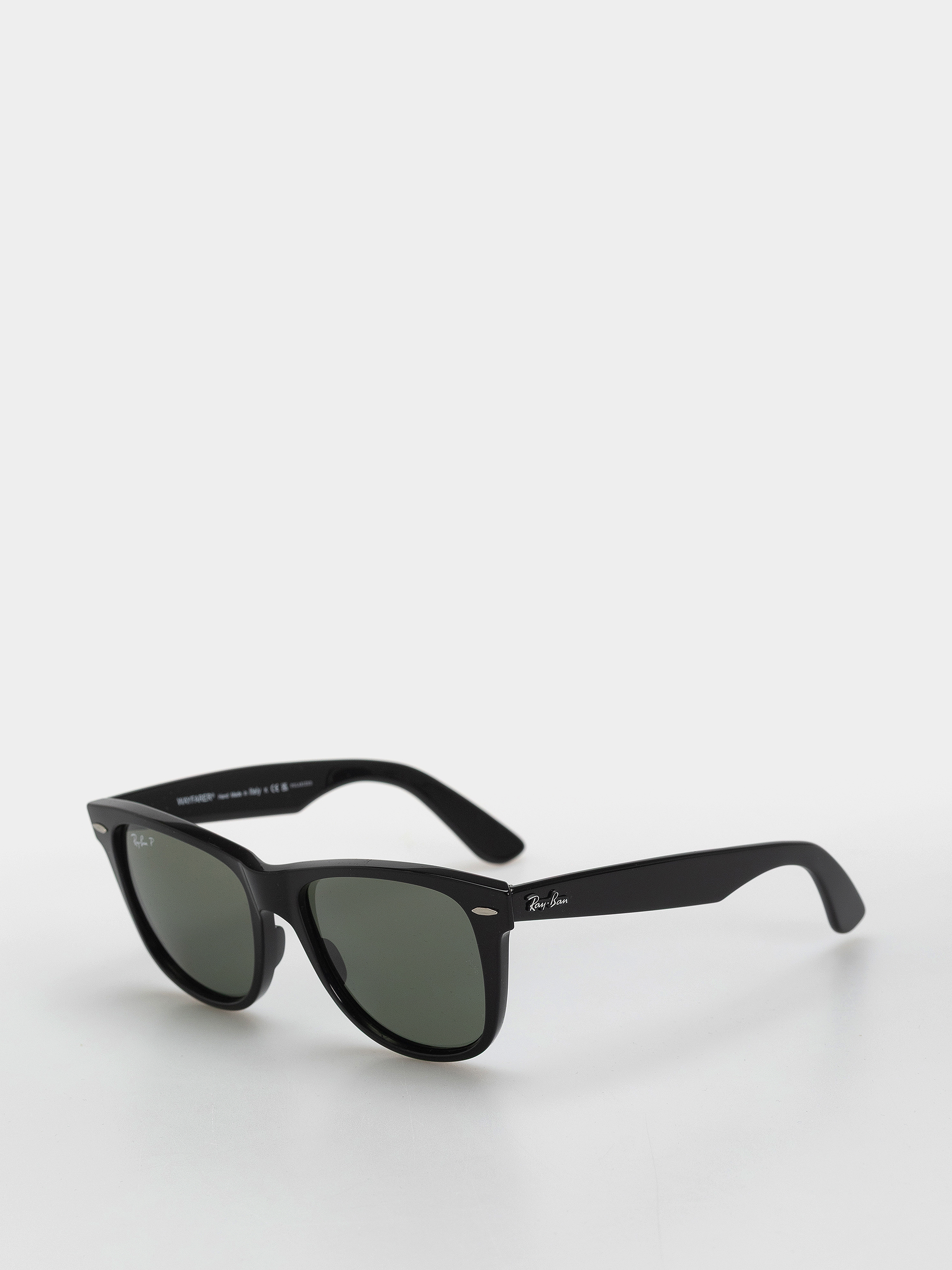 Слънчеви очила Ray-Ban Original Wayfarer Classic (polerowany czarny/zielone z polaryzacją)