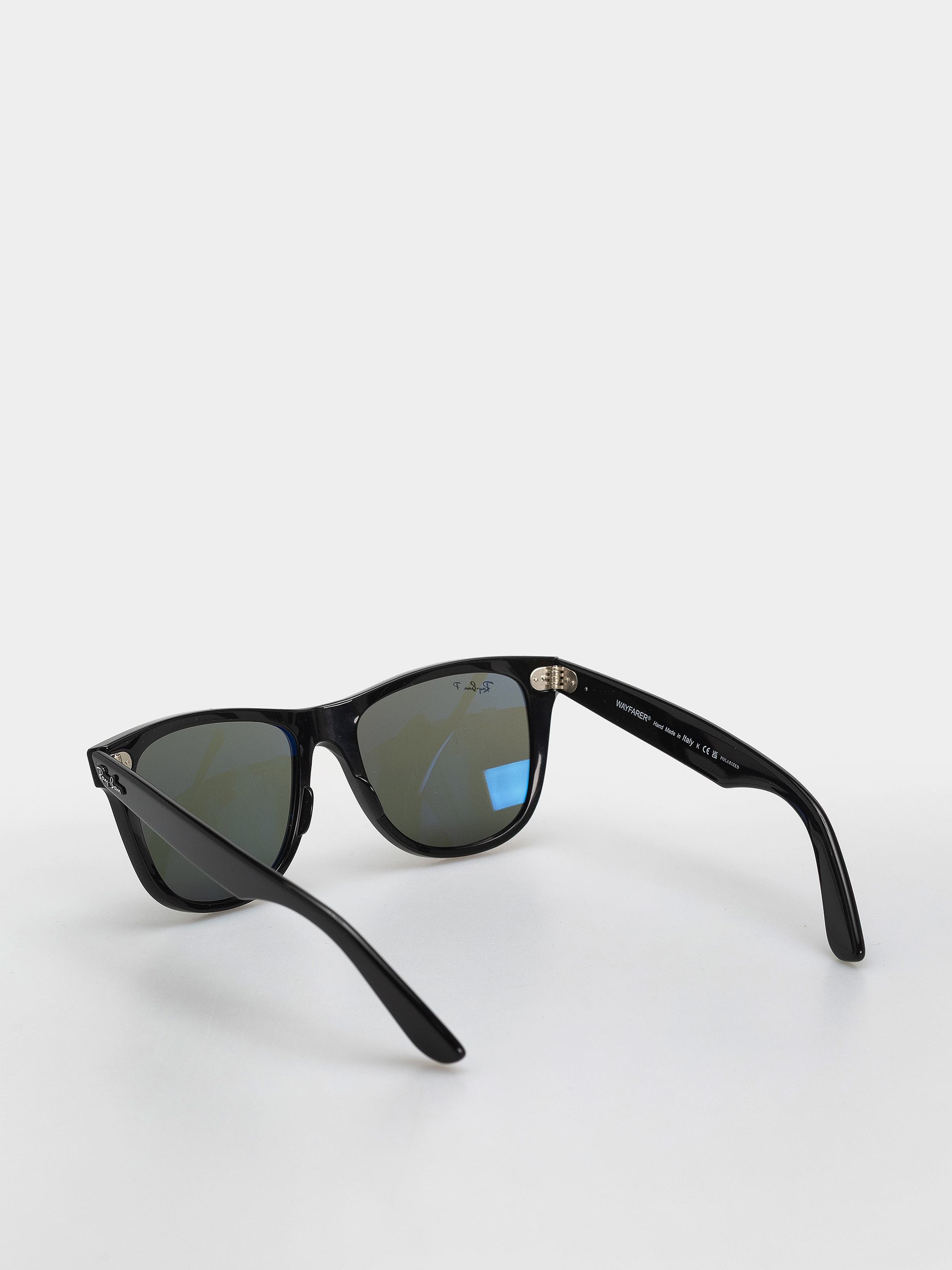 Слънчеви очила Ray-Ban Original Wayfarer Classic (polerowany czarny/zielone z polaryzacją)