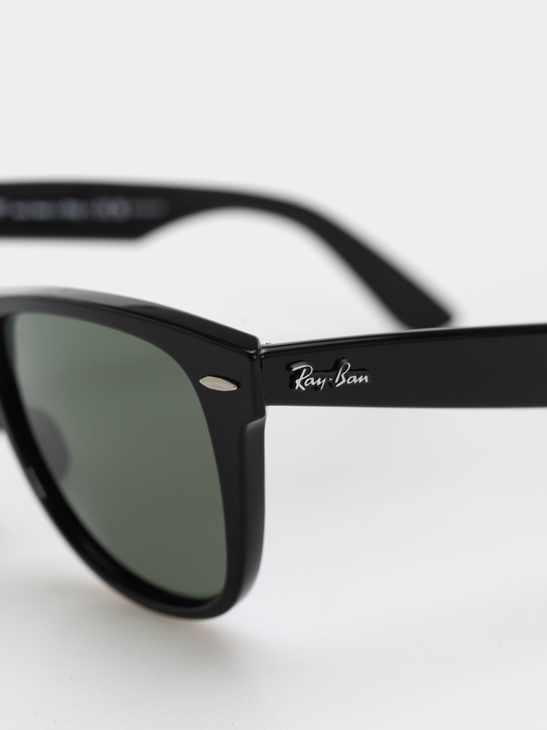 Слънчеви очила Ray-Ban Original Wayfarer Classic (polerowany czarny/zielone z polaryzacją)