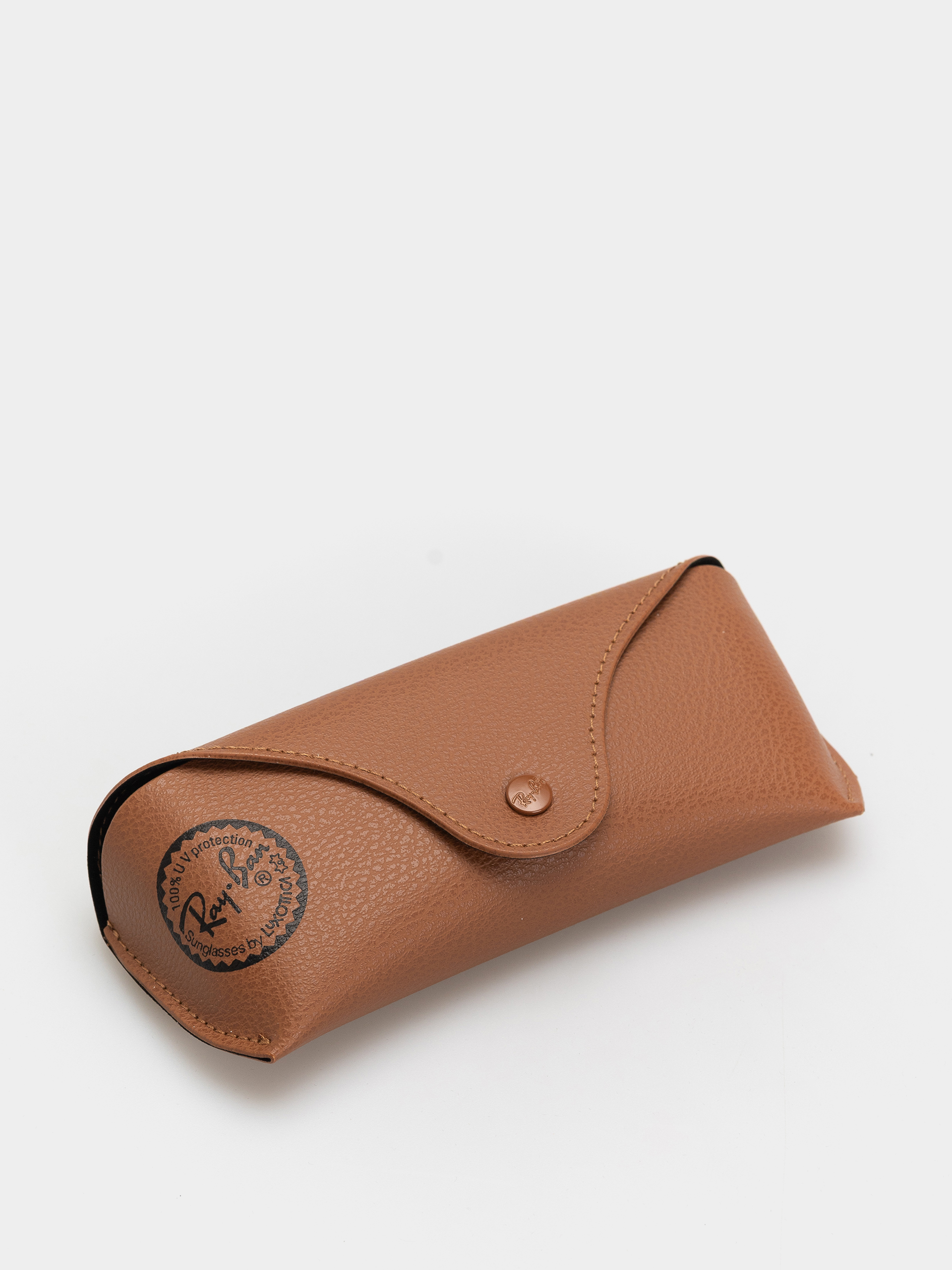 Слънчеви очила Ray-Ban Justin (matowy guma czarny/lustrzany niebieski)