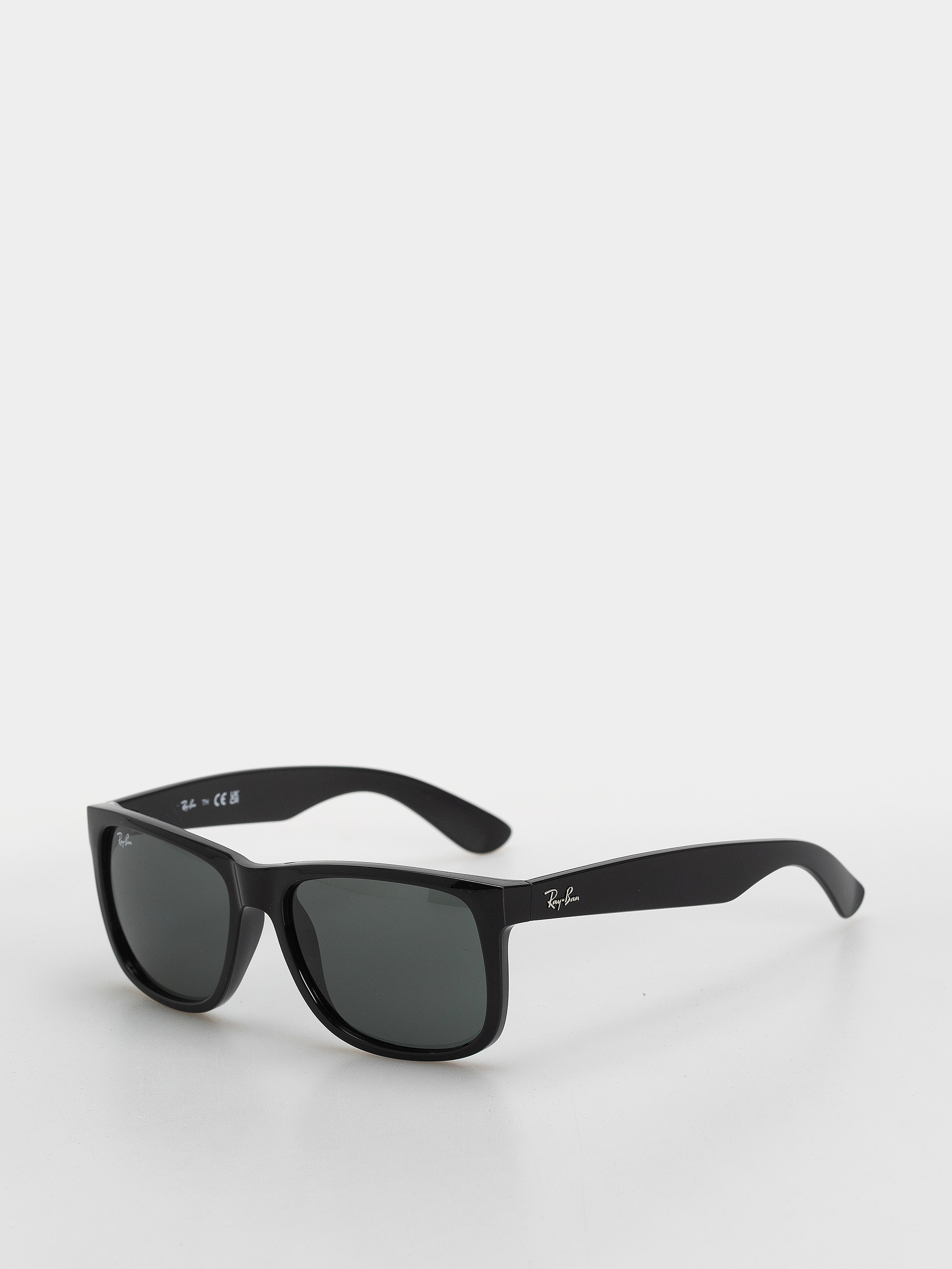 Слънчеви очила Ray-Ban Justin Classic (polerowany czarny/ciemnozielony)
