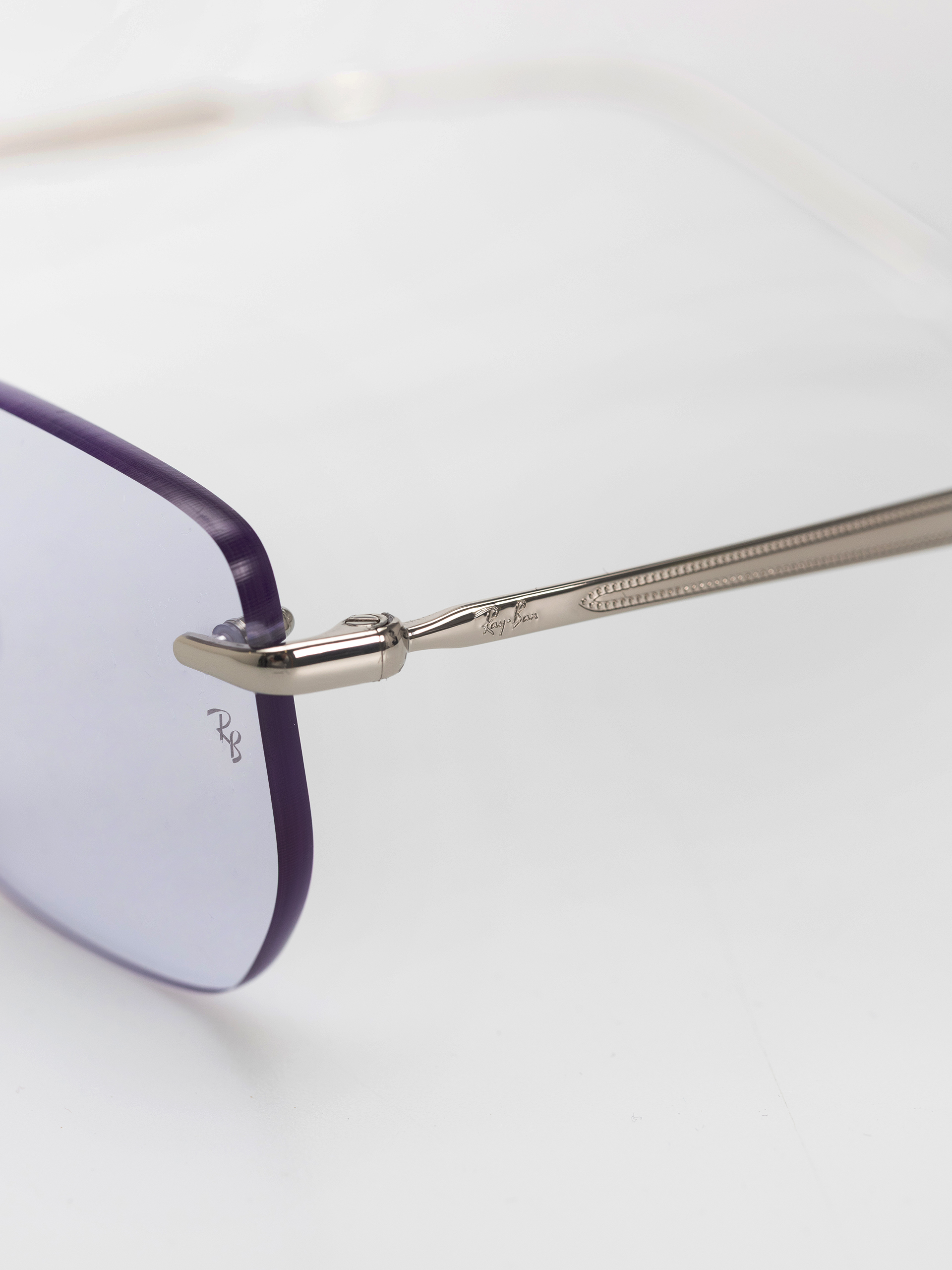 Слънчеви очила Ray-Ban Rb3768 Transitions Color Touch (polerowany srebrny/ametyst transitions)
