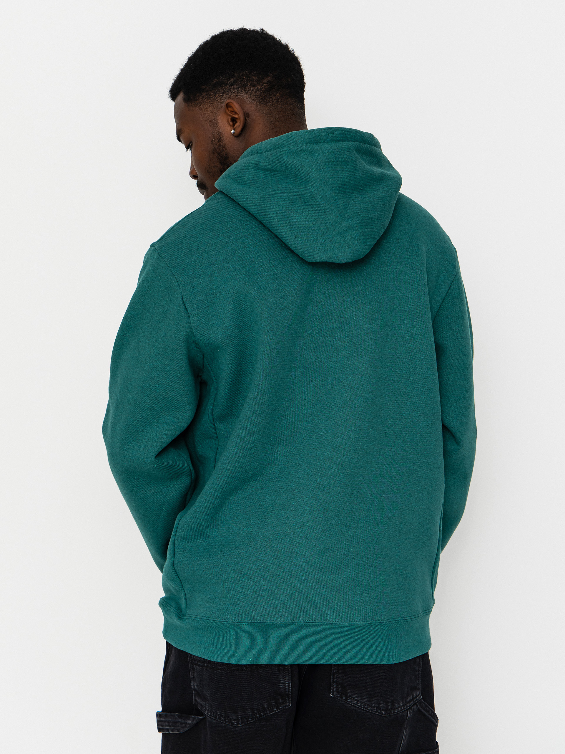 Суитшърт с качулка Patagonia P 6 Label Uprisal HD (gem green)
