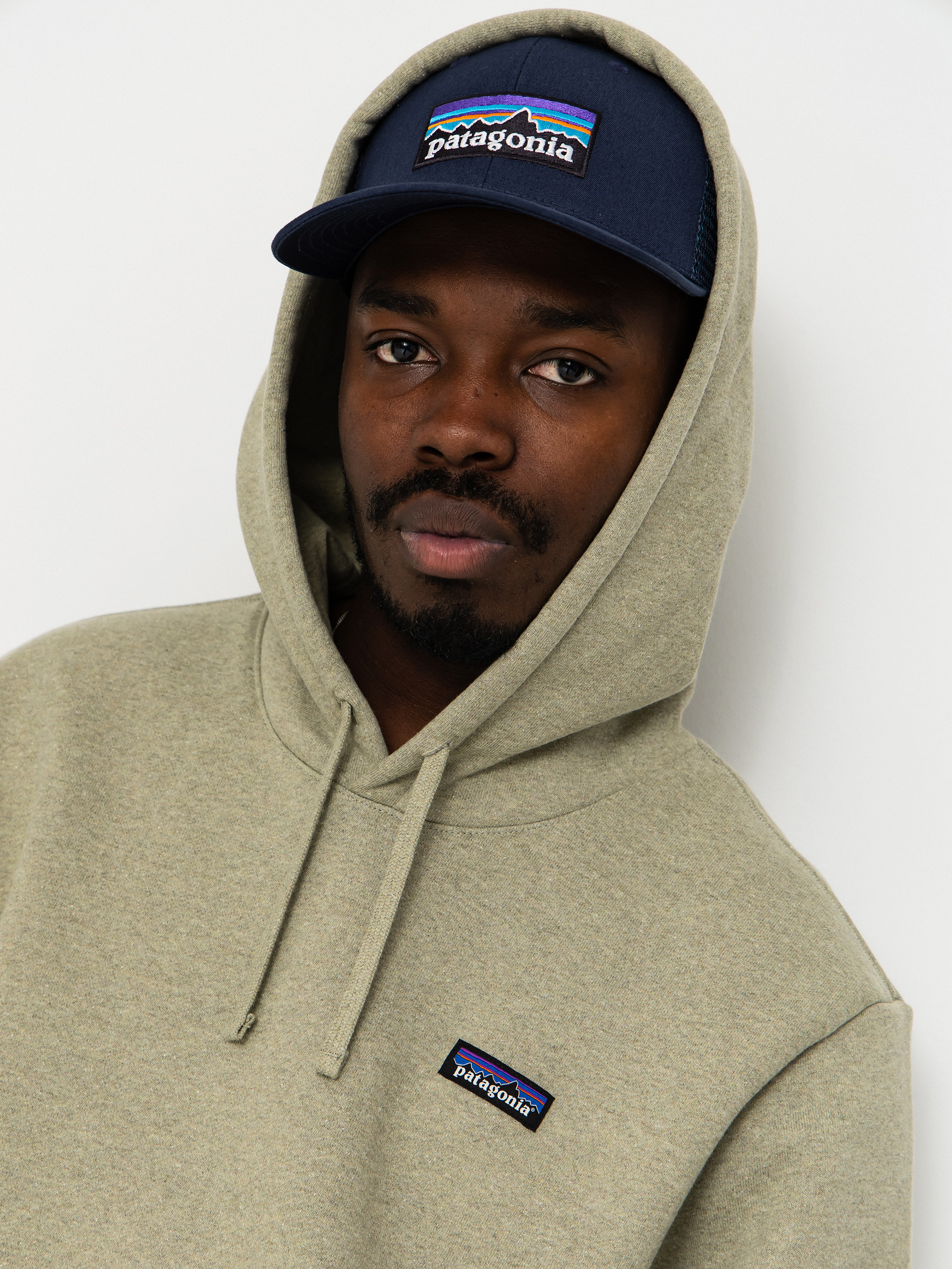 Суитшърт с качулка Patagonia P 6 Label Uprisal HD (gumtree green)