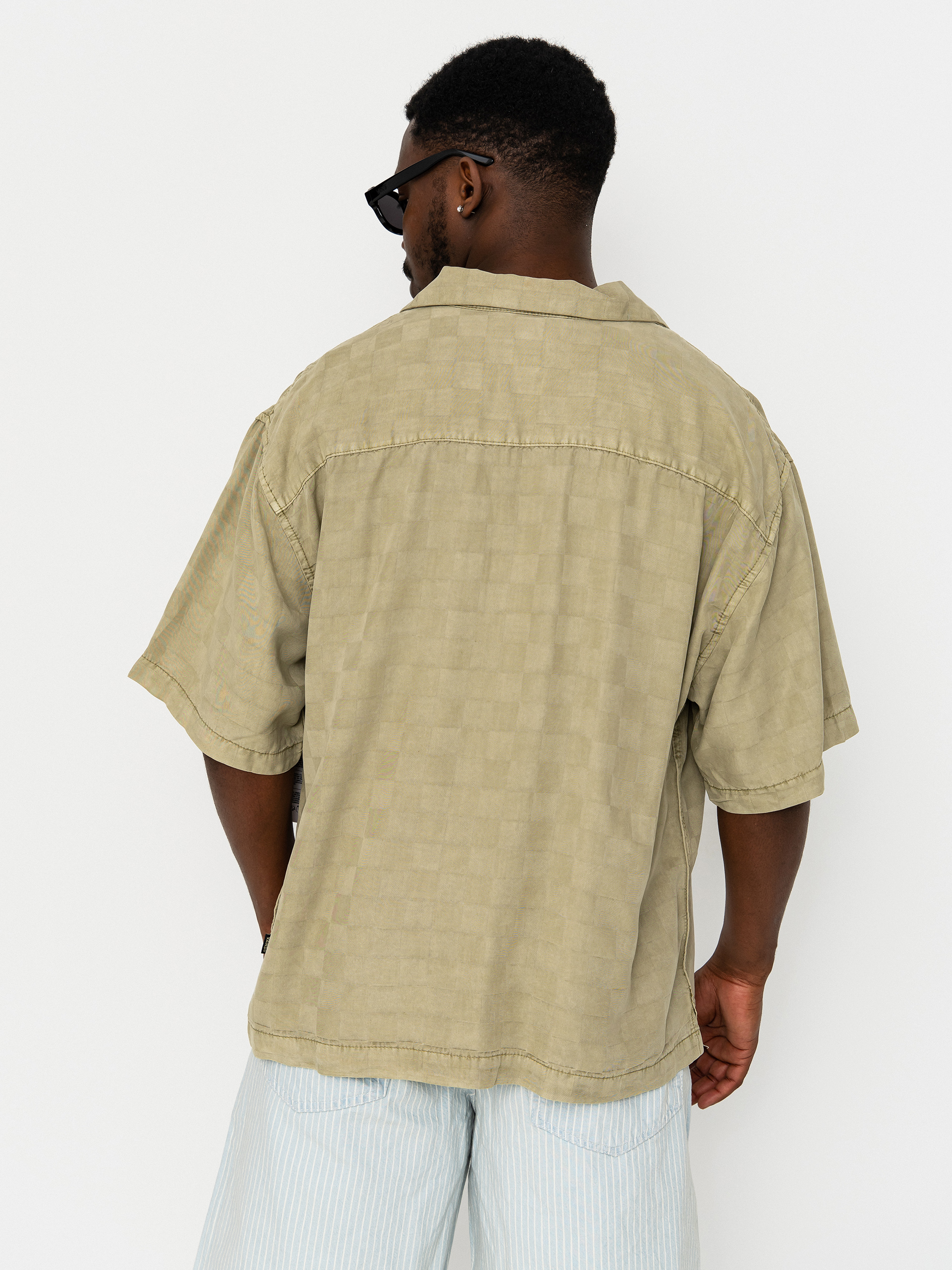 Риза Vans Van Doren Tencel Check Camp (soft sage)