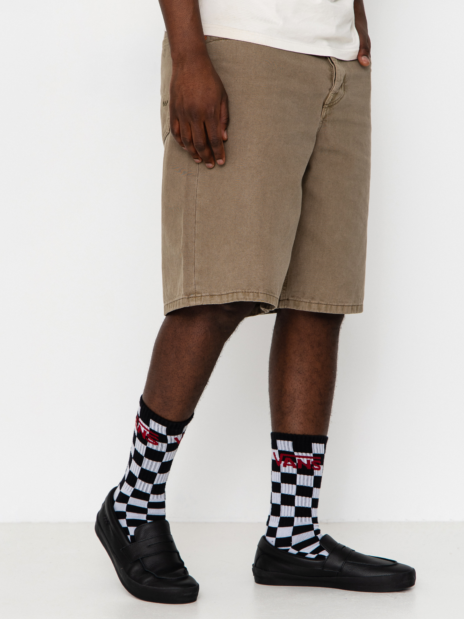 Къси панталони Vans Lx Check 5 Baggy Denim (bay leaf)
