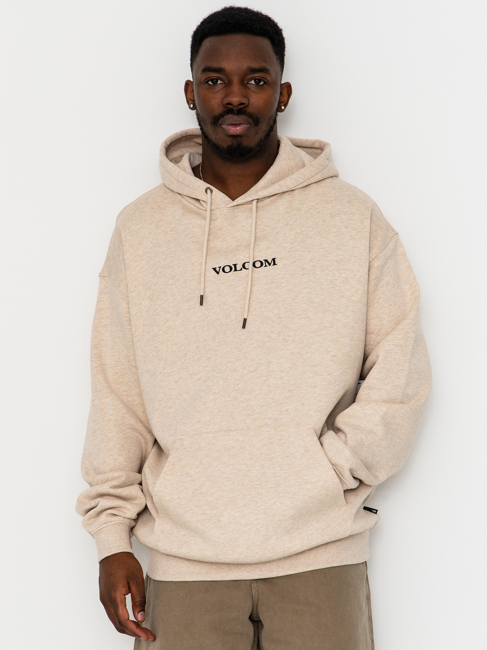 Суитшърт с качулка Volcom Volcom Stone HD (dust heather)