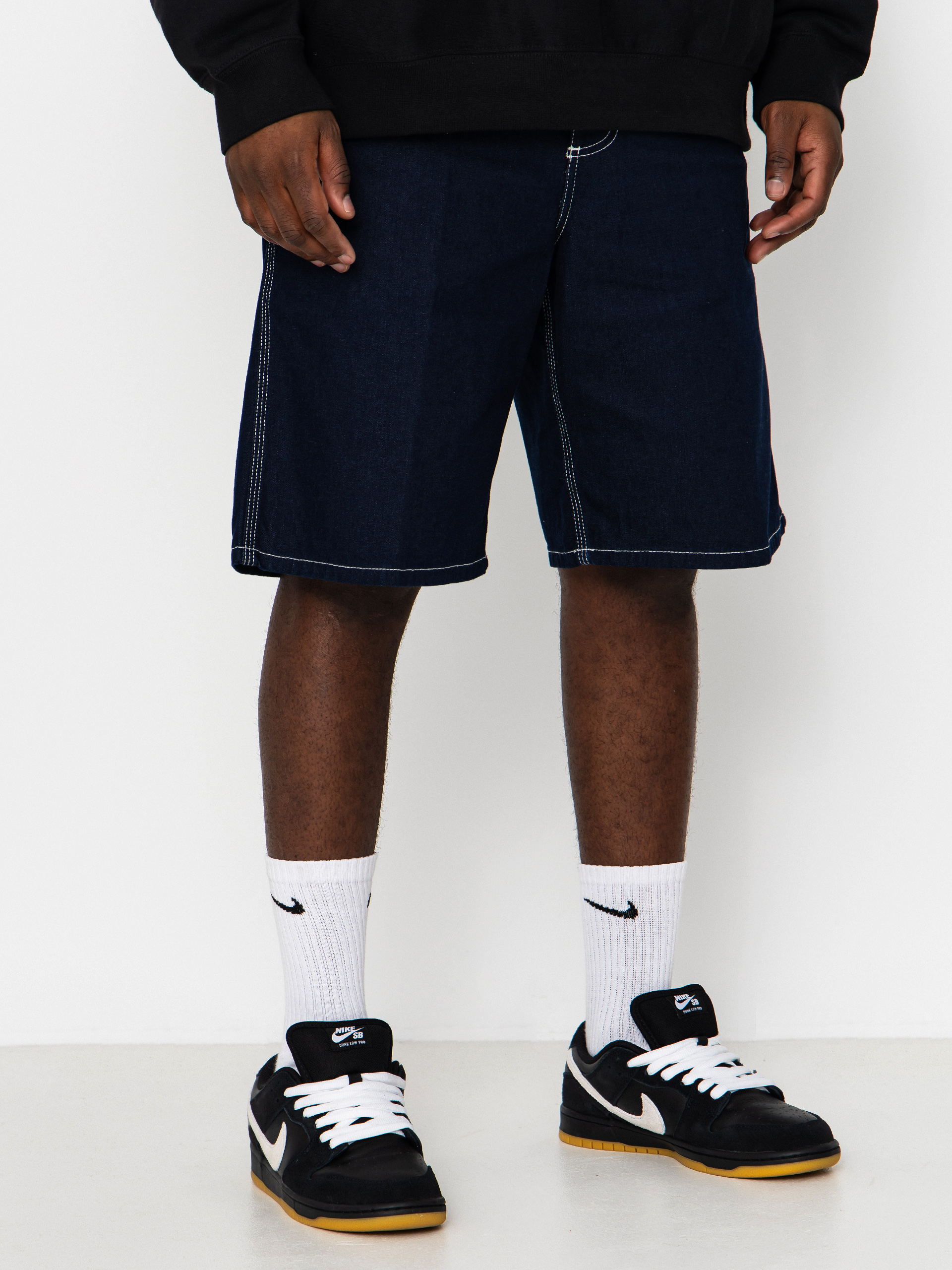 Къси панталони Carhartt WIP Simple (blue one wash)
