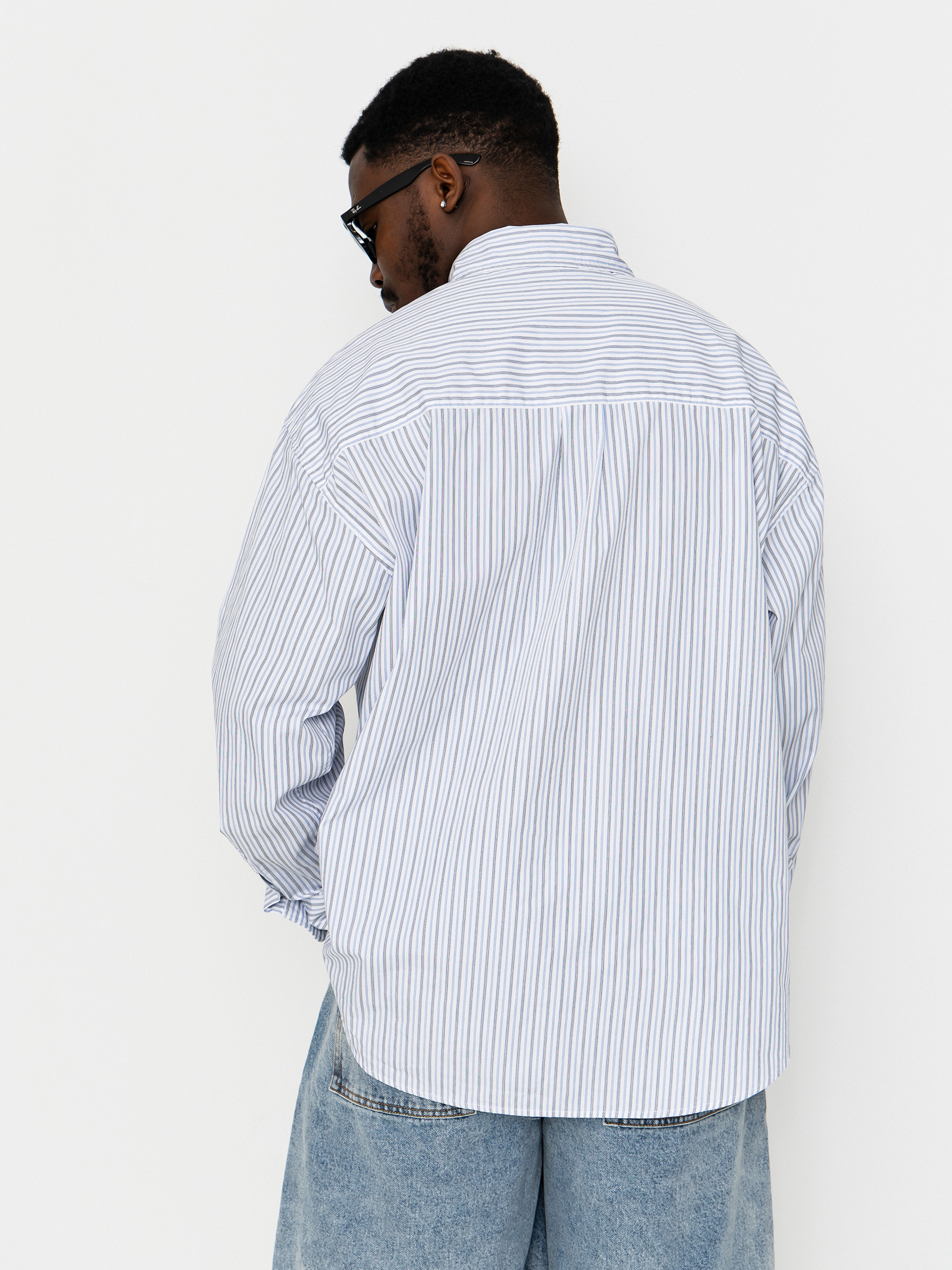 Риза Carhartt WIP Keene (keene stripe white)