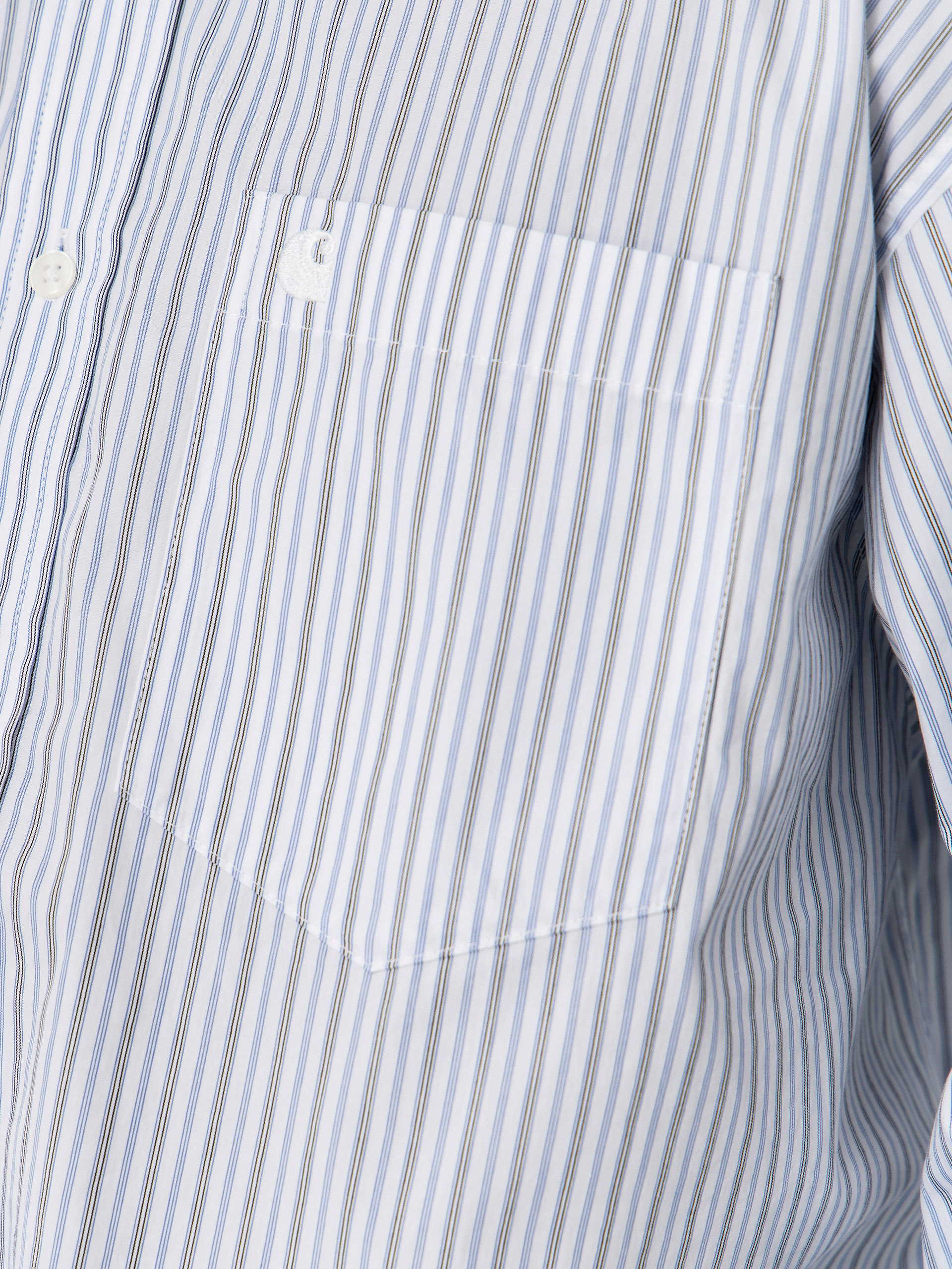Риза Carhartt WIP Keene (keene stripe white)