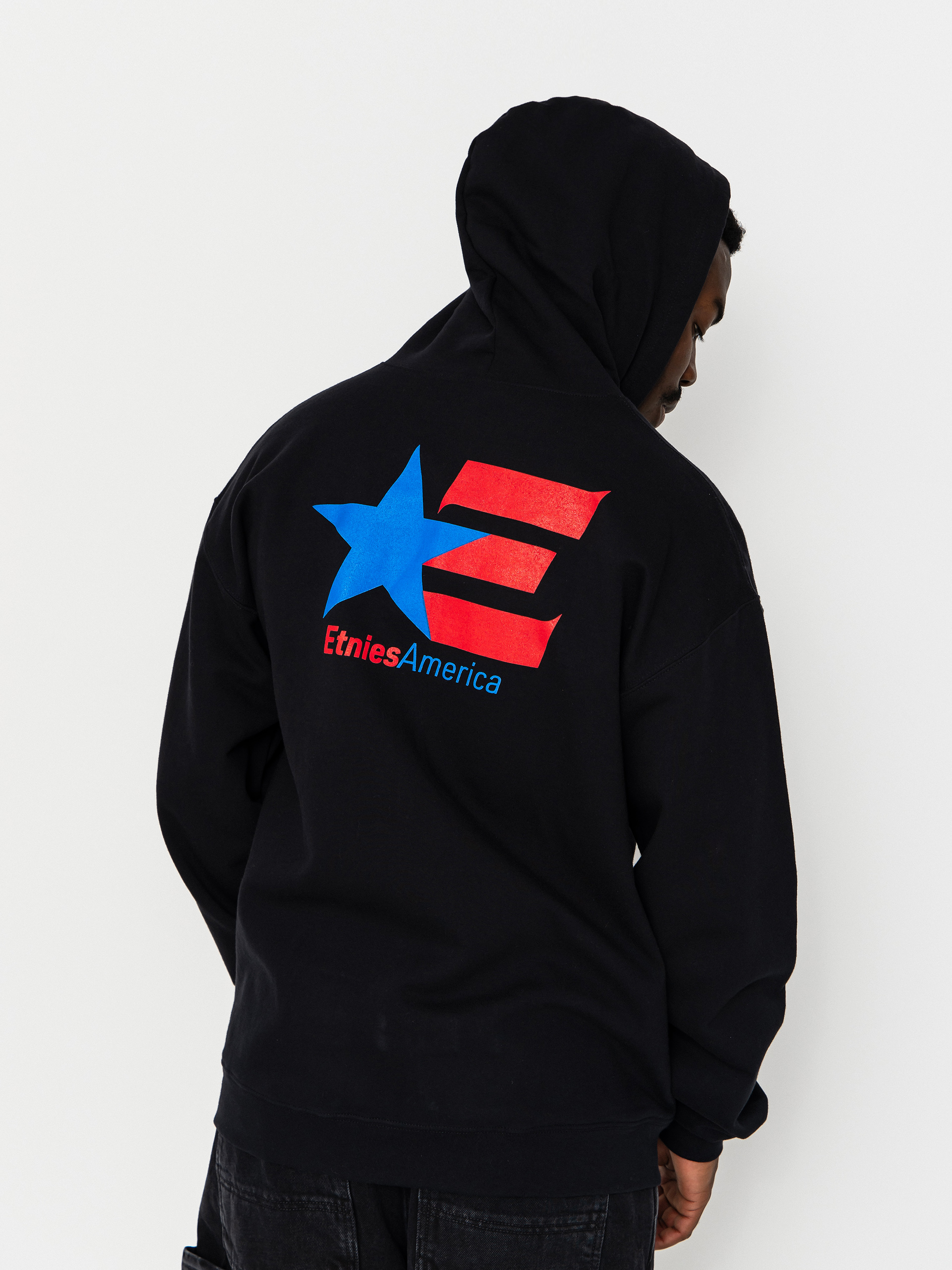Суитшърт с качулка Etnies America Up ZHD (black)