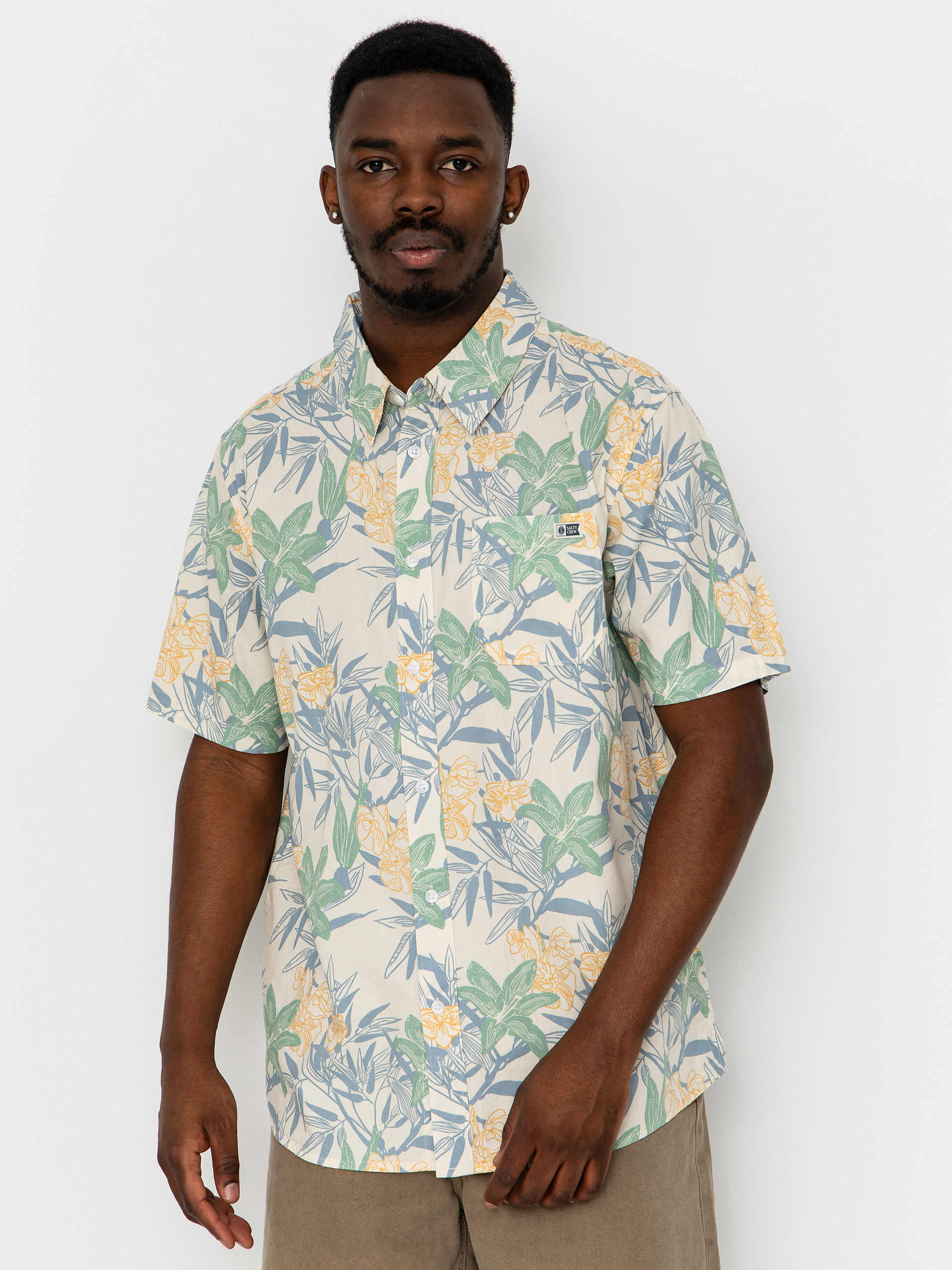 Риза Salty Crew Crew Button Up (off white)