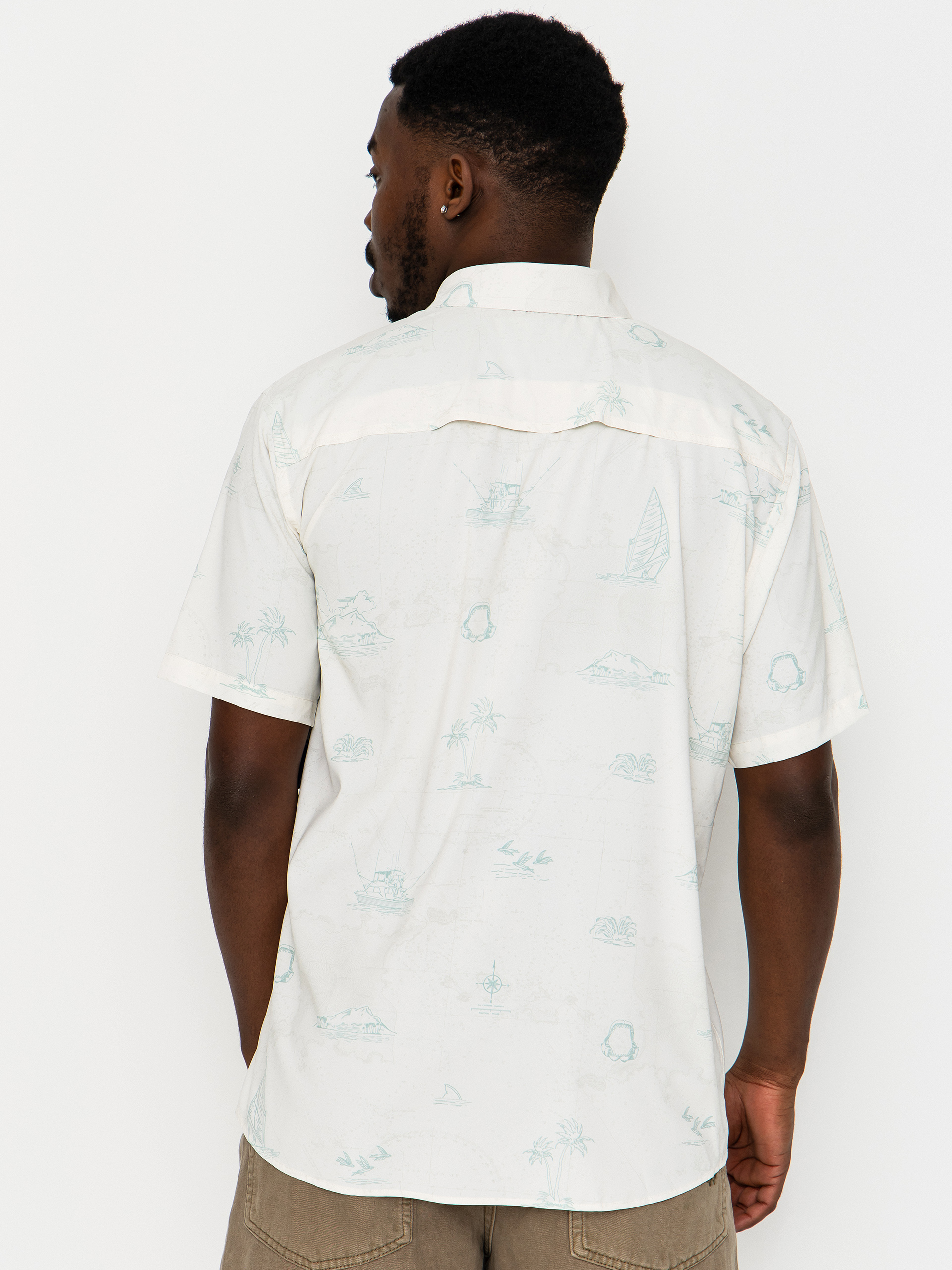 Риза Salty Crew Flagship Uv Button Up (white)
