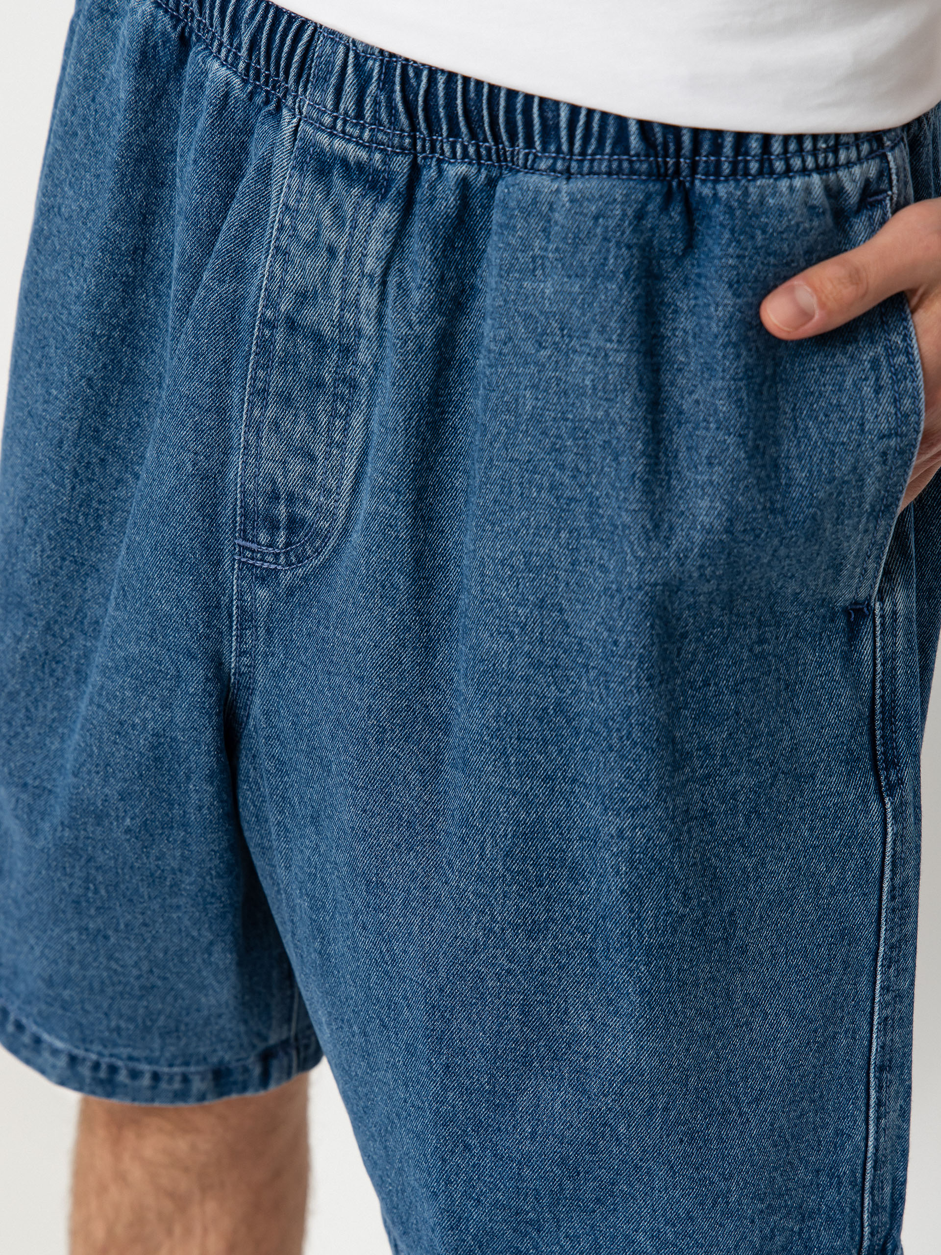 Къси панталони OBEY Easy Denim (light indigo)