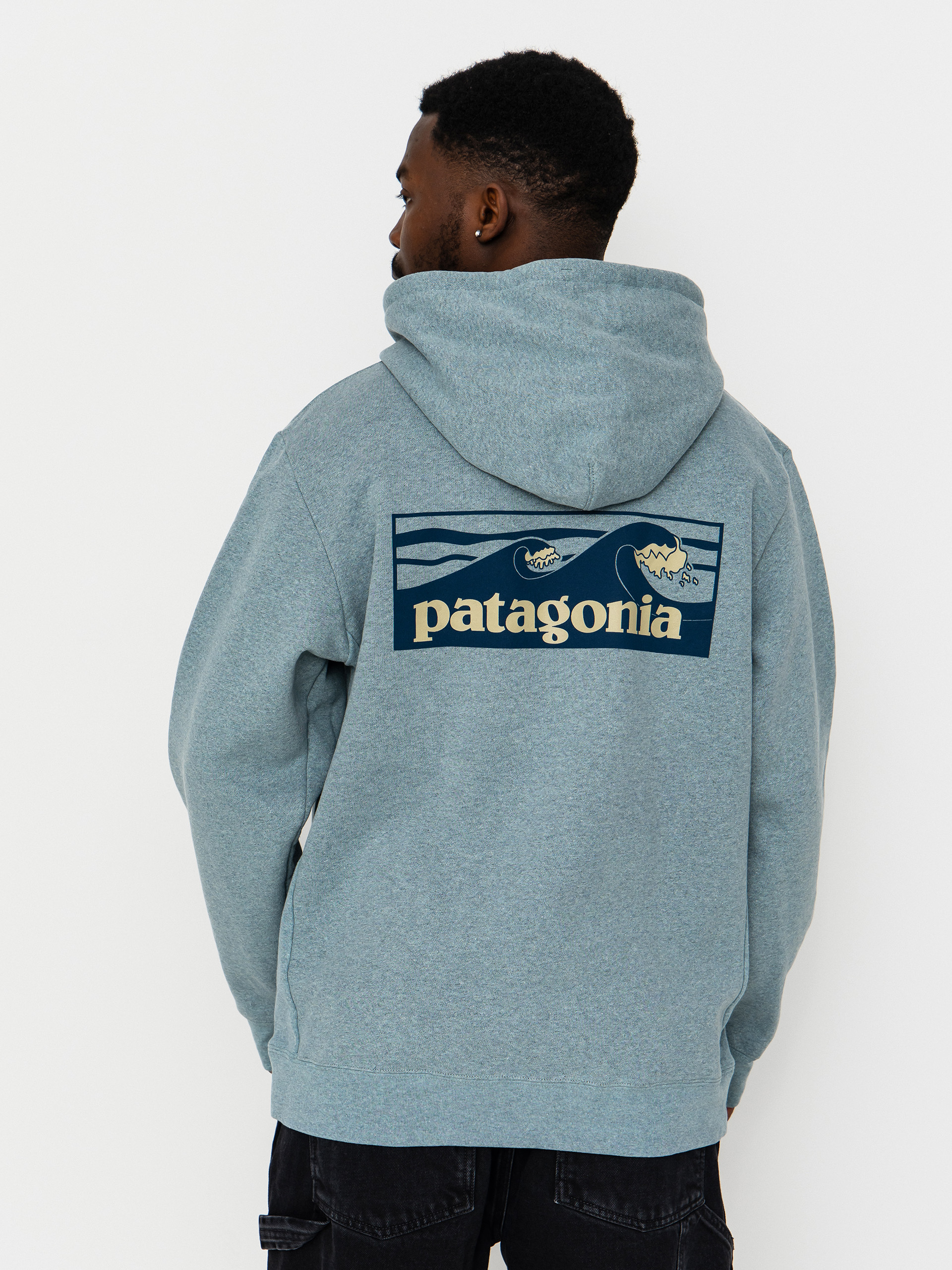 Суитшърт с качулка Patagonia Boardshort Logo Uprisal HD