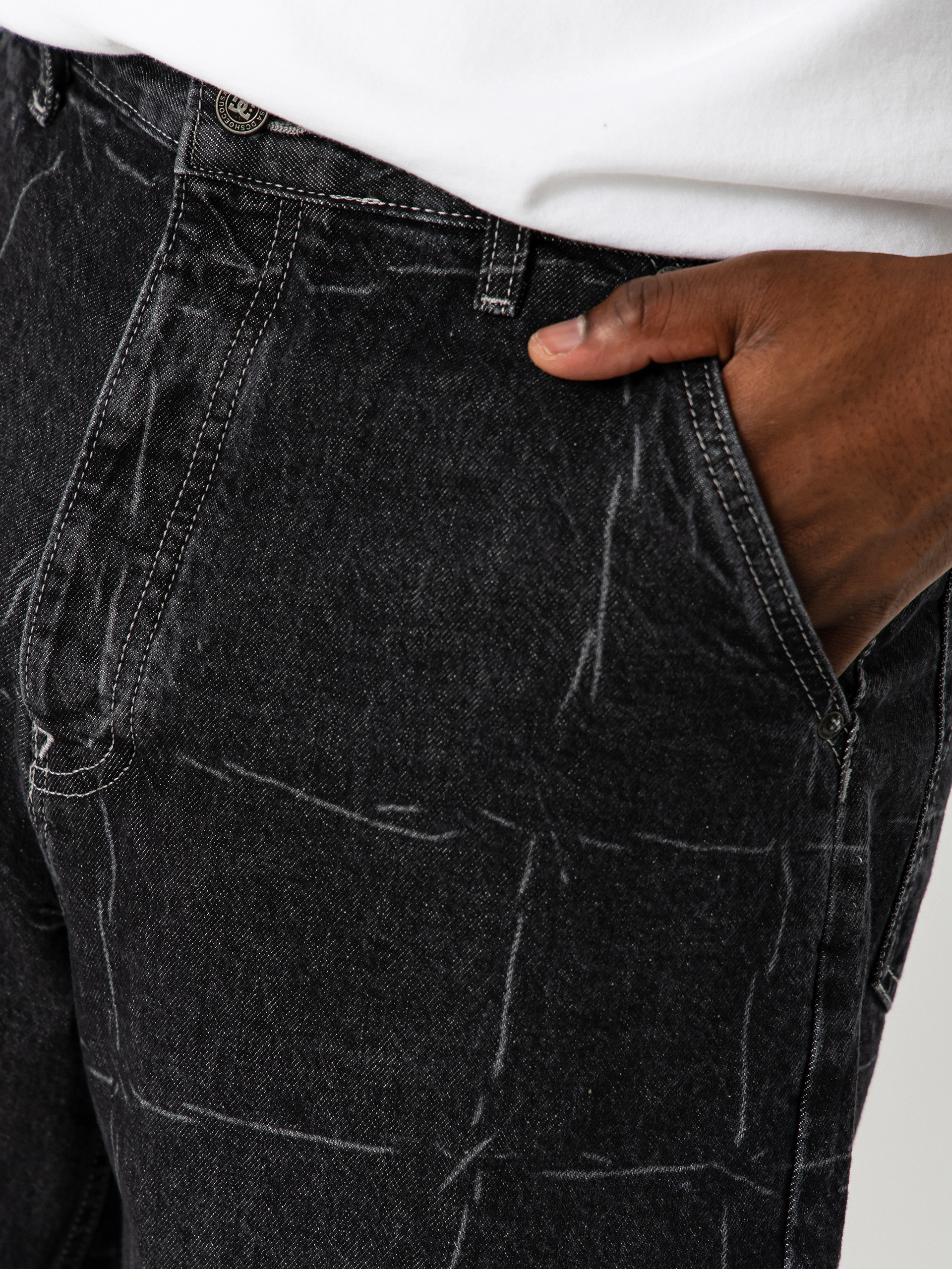 Къси панталони DC Baggy Denim (wired 32 black)