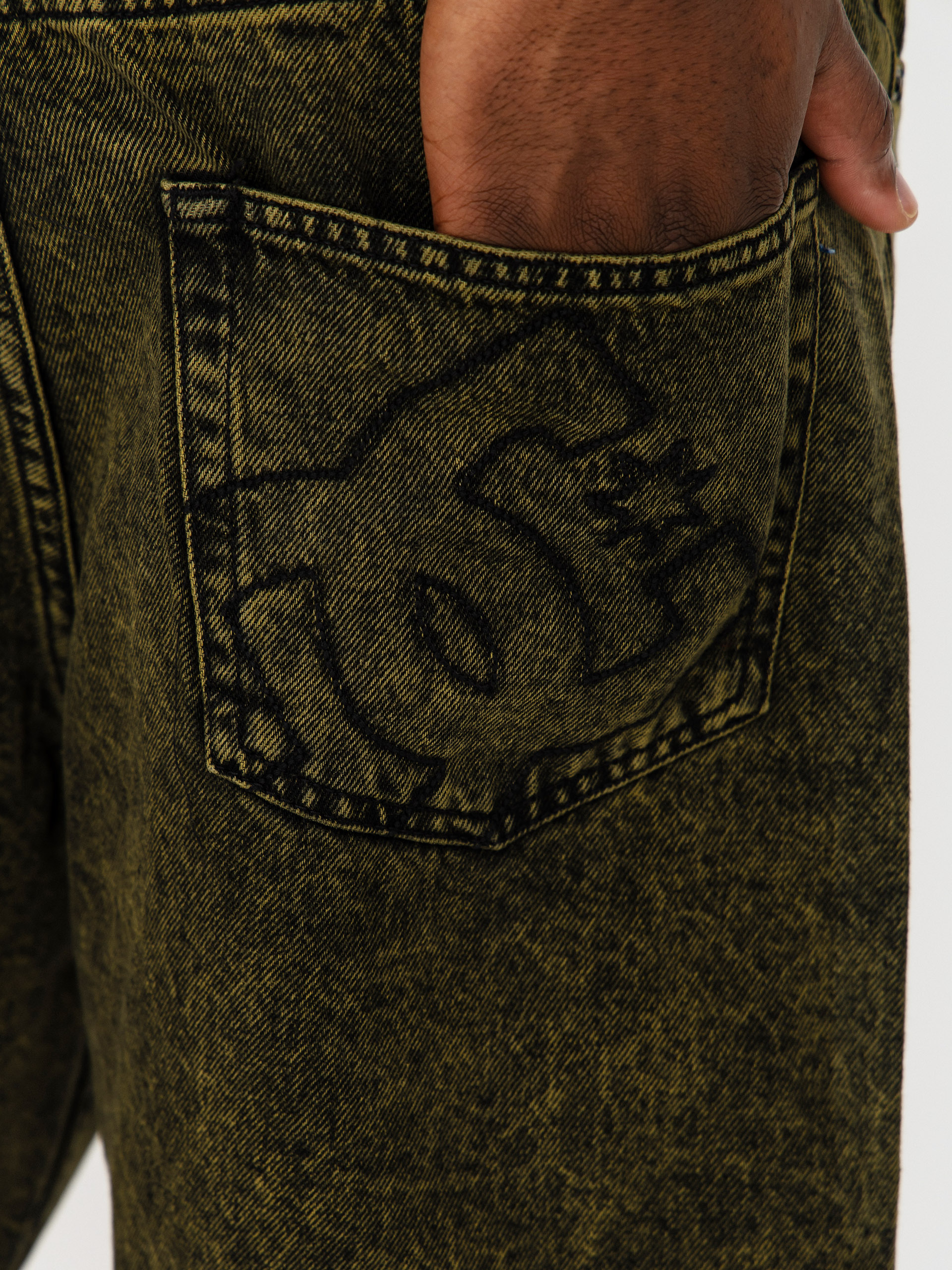 Къси панталони DC Baggy Denim (golden olive)