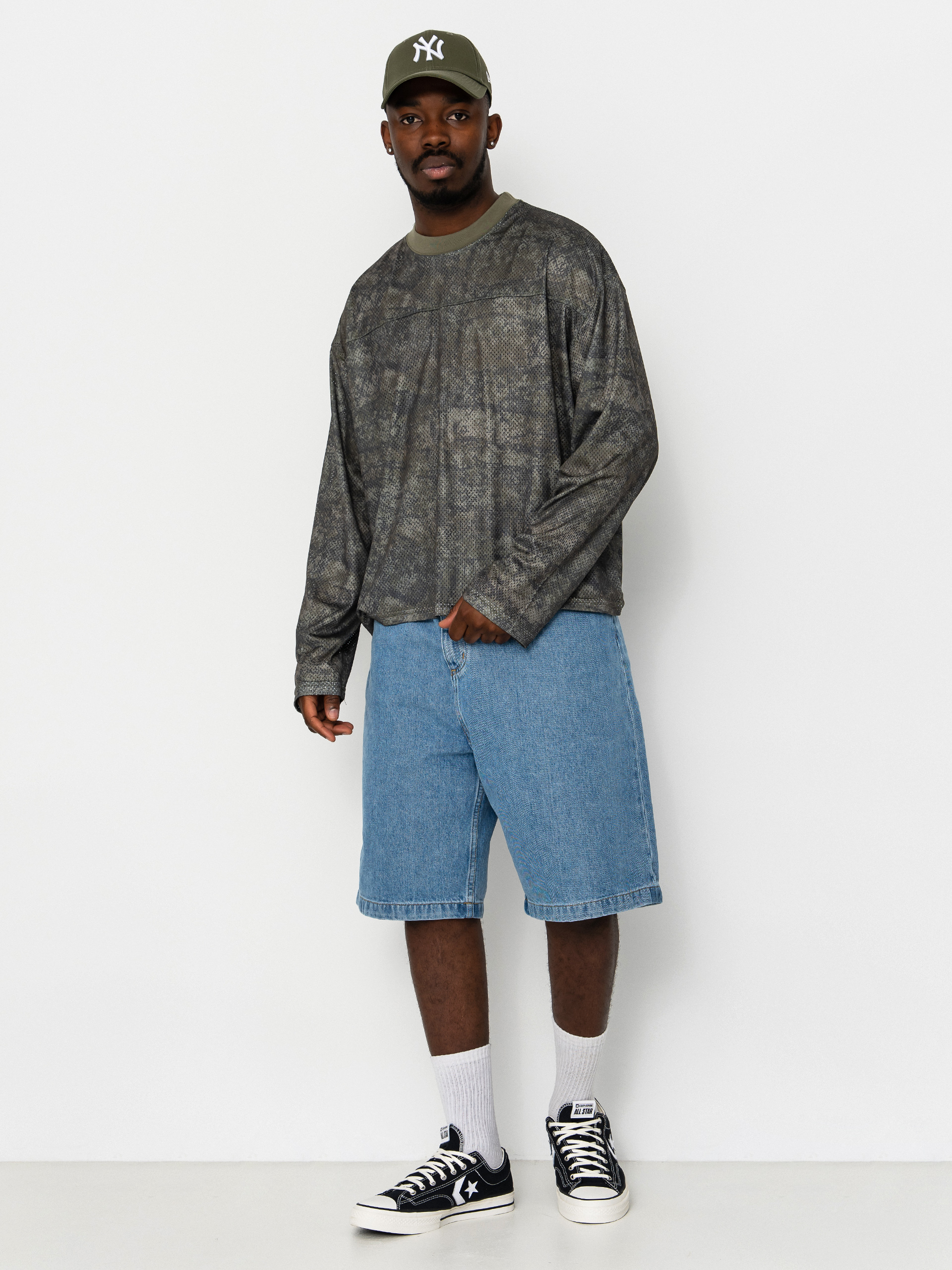 Блуза Wasted Paris Swarm Mesh (olive khaki camo)