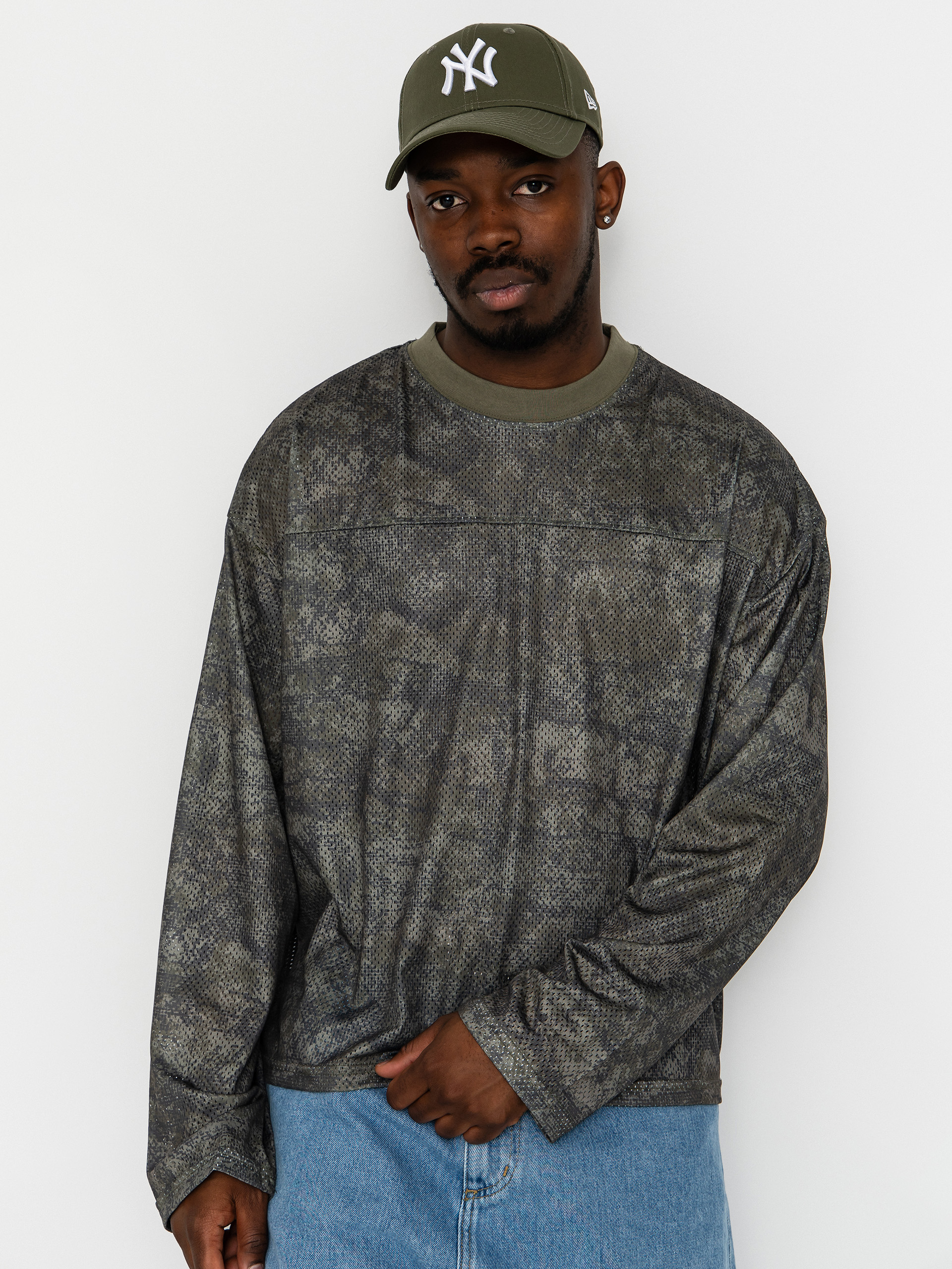 Блуза Wasted Paris Swarm Mesh (olive khaki camo)