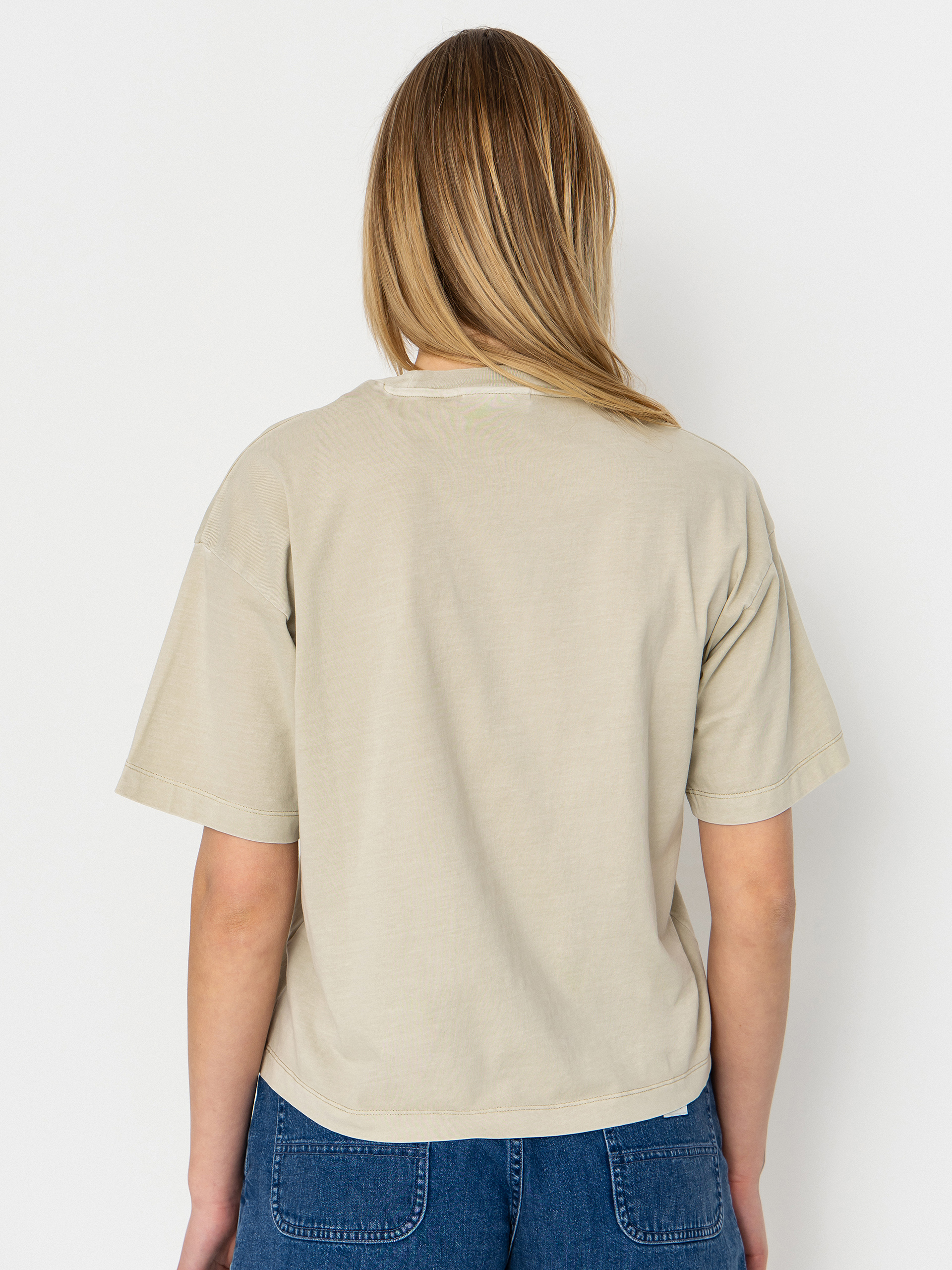 Тениска Carhartt WIP Nelson Wmn (stone)
