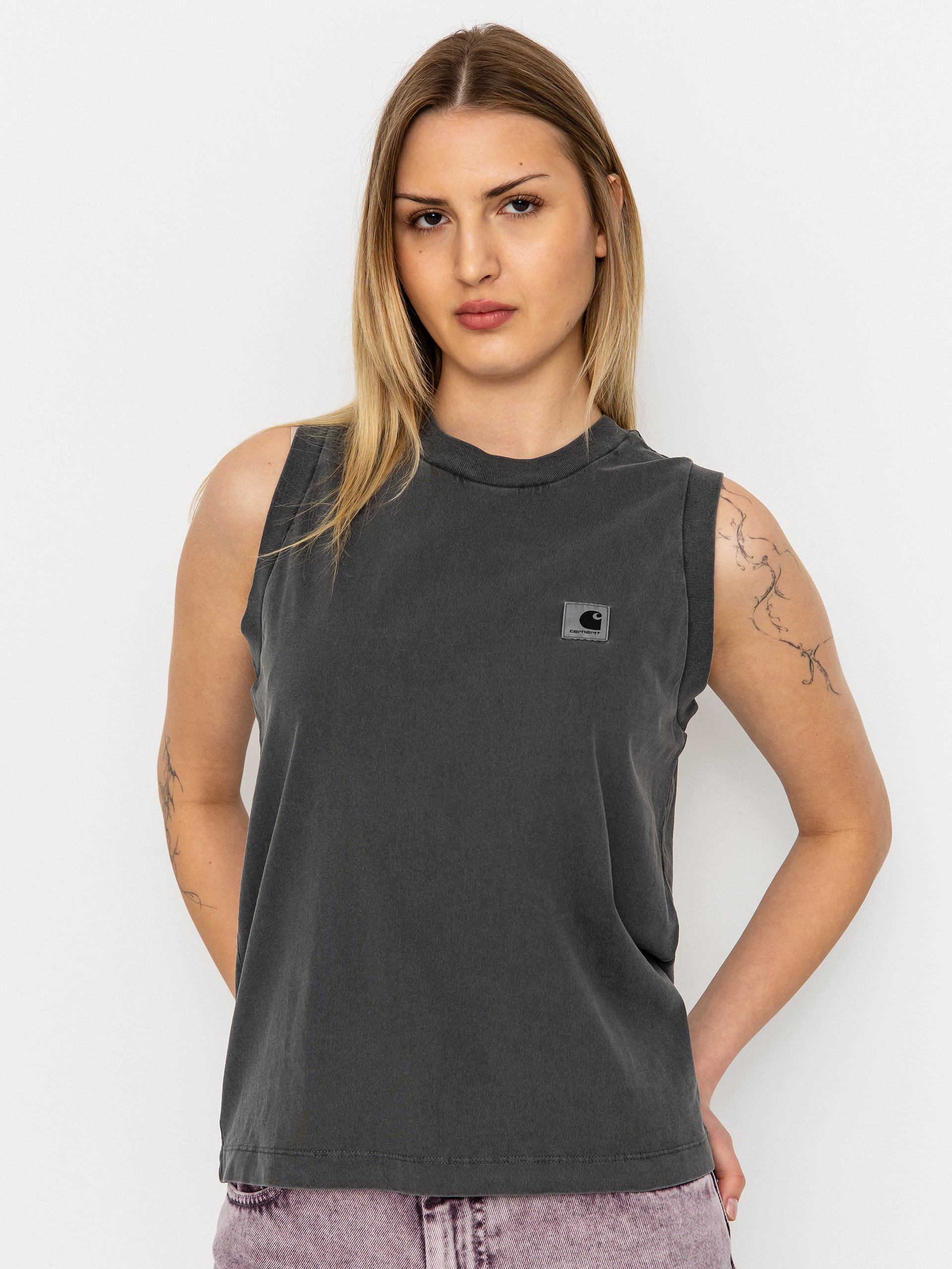 Тениска Carhartt WIP Nelson Wmn (black)