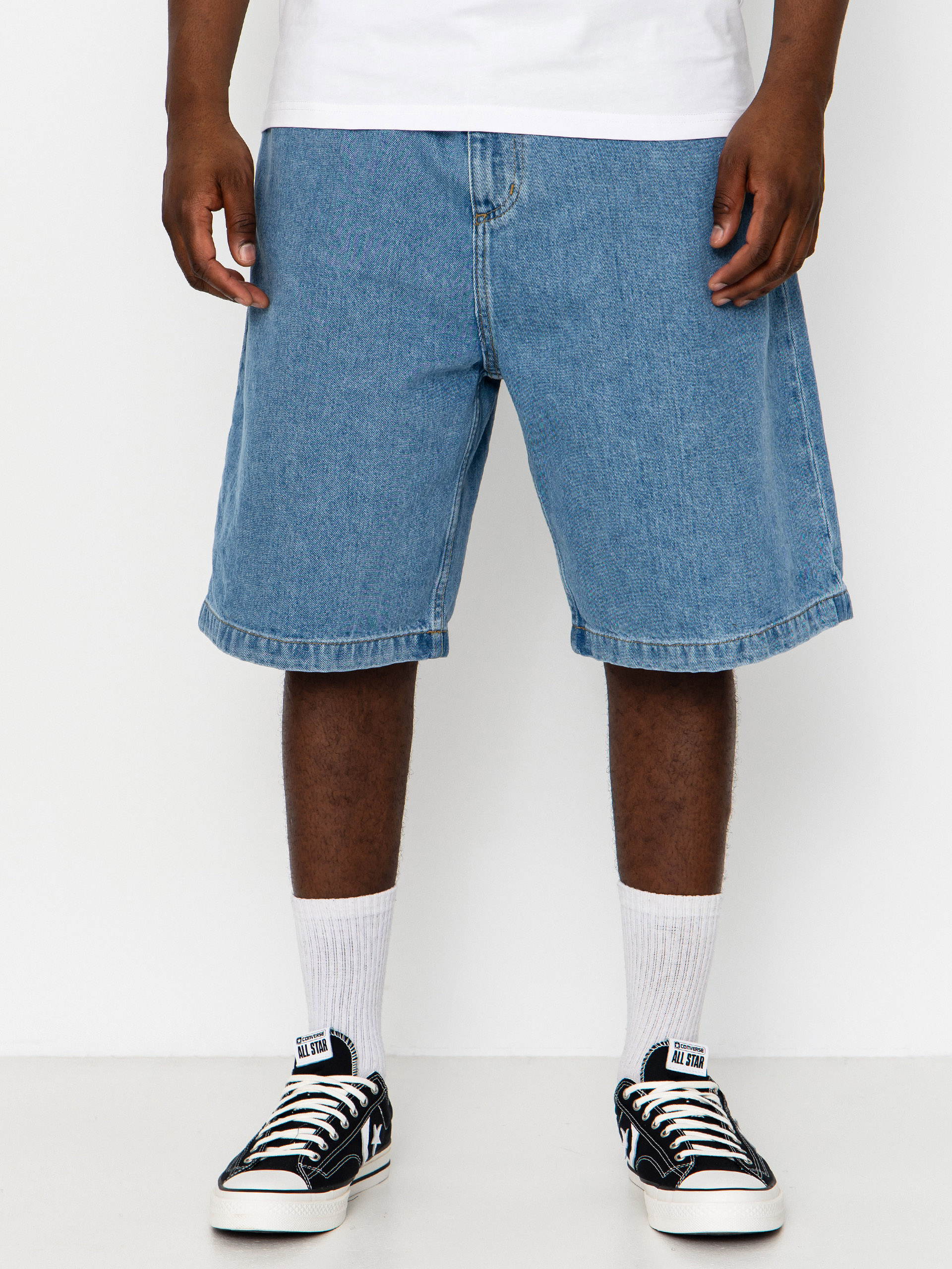 Къси панталони Carhartt WIP Brandon (blue stone bleached)