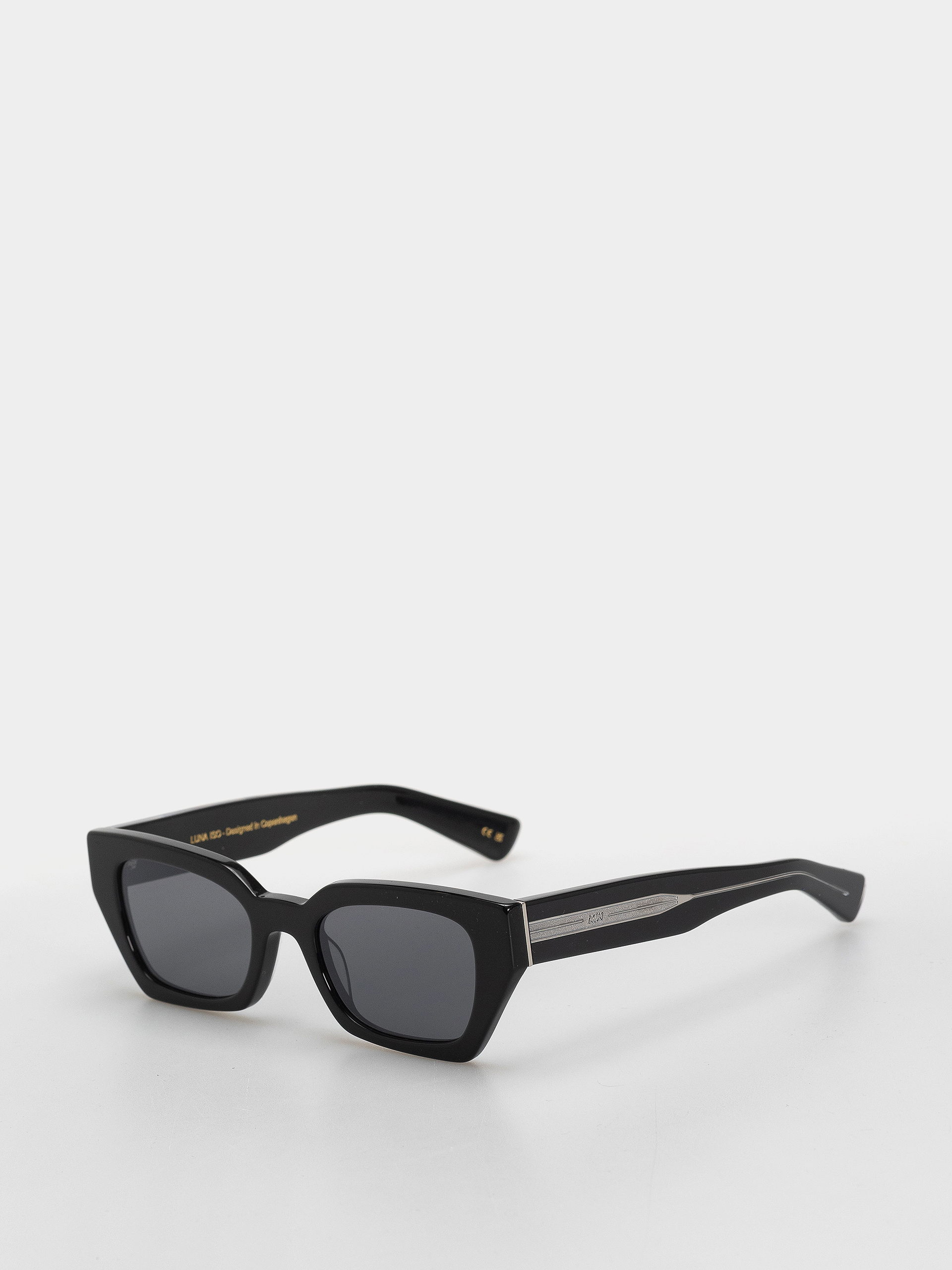 Слънчеви очила MessyWeekend Luna (black/transparent/grey)