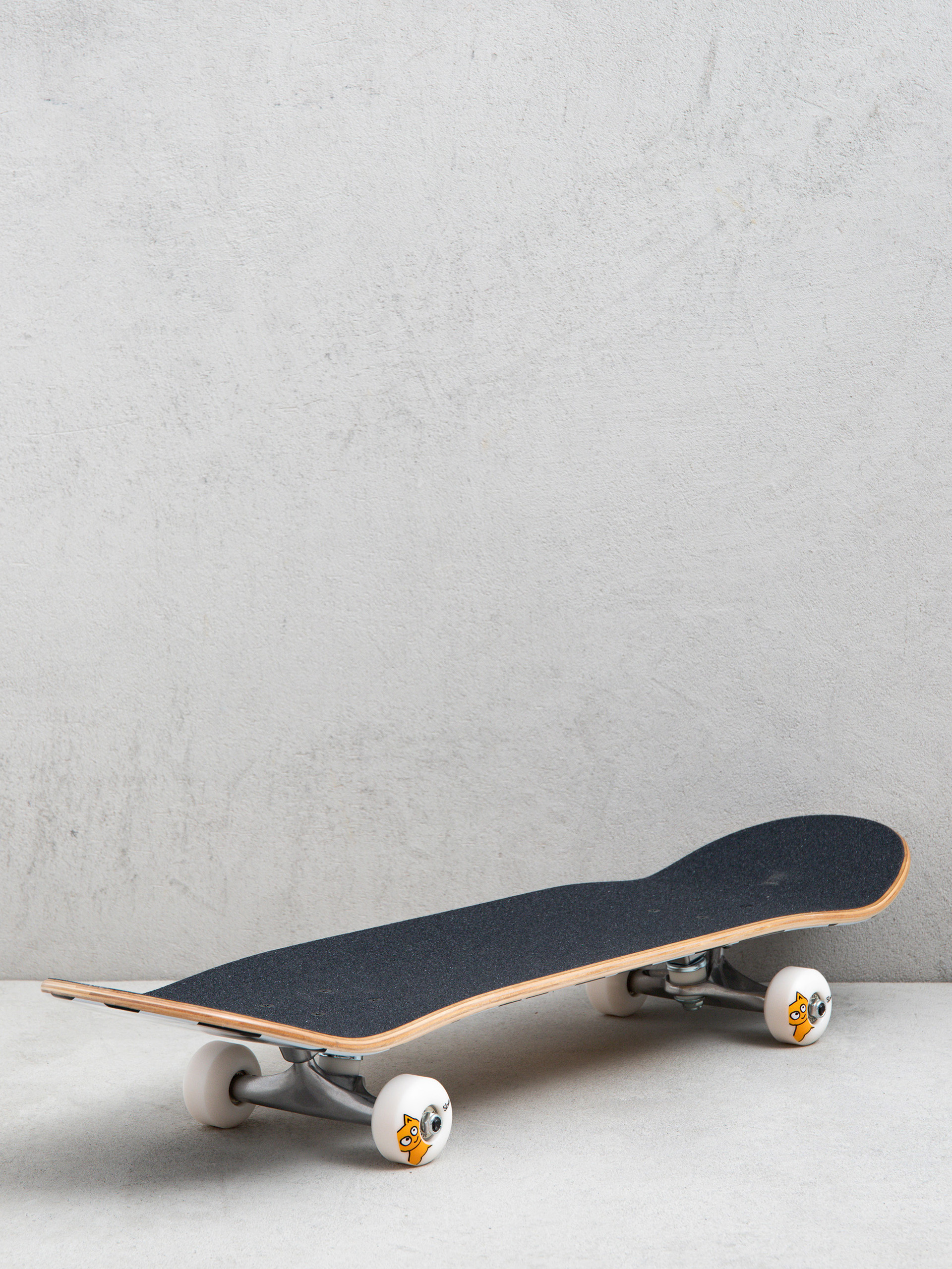 Скейтборд Meow Skateboards Big Cat Checker Twist (black/white)
