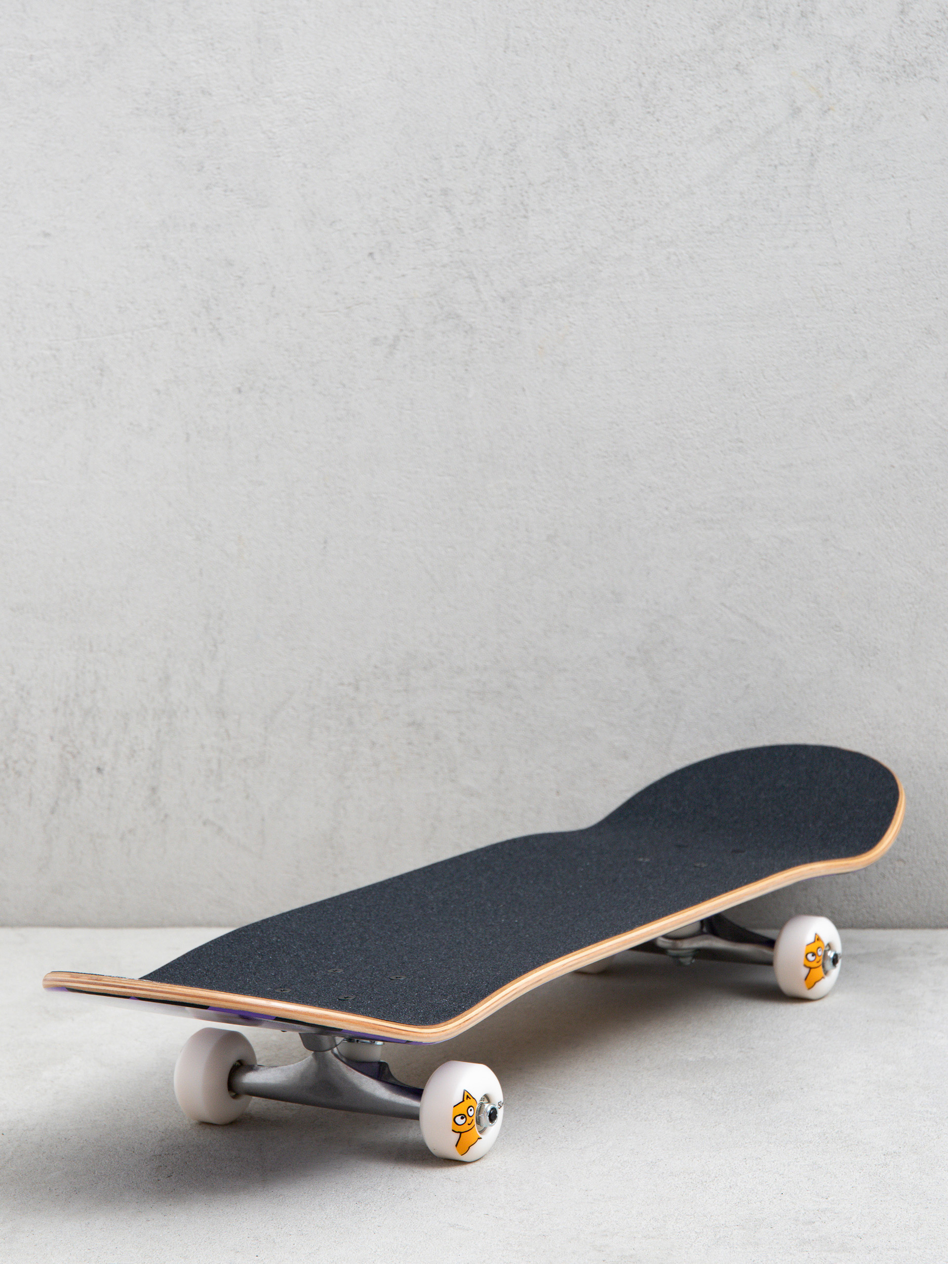 Скейтборд Meow Skateboards Big Cat Checker Twist (purple)