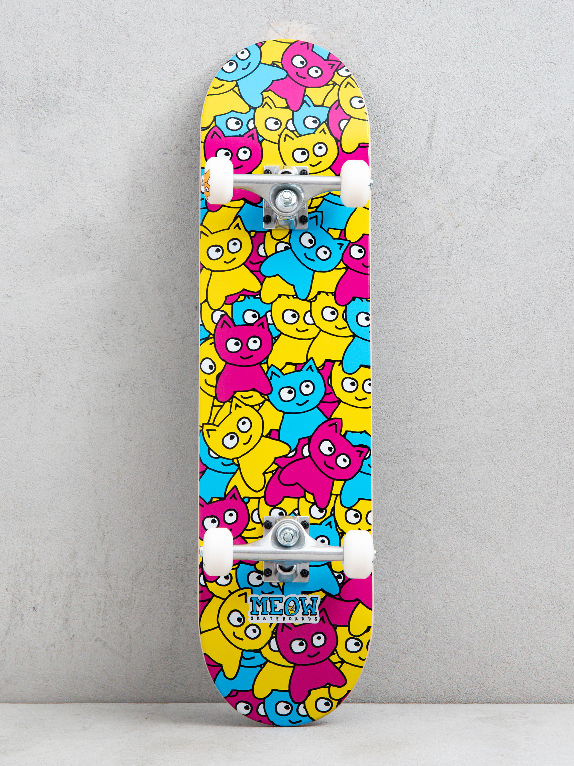 Скейтборд Meow Skateboards Sticker Pile (cmyk multi)
