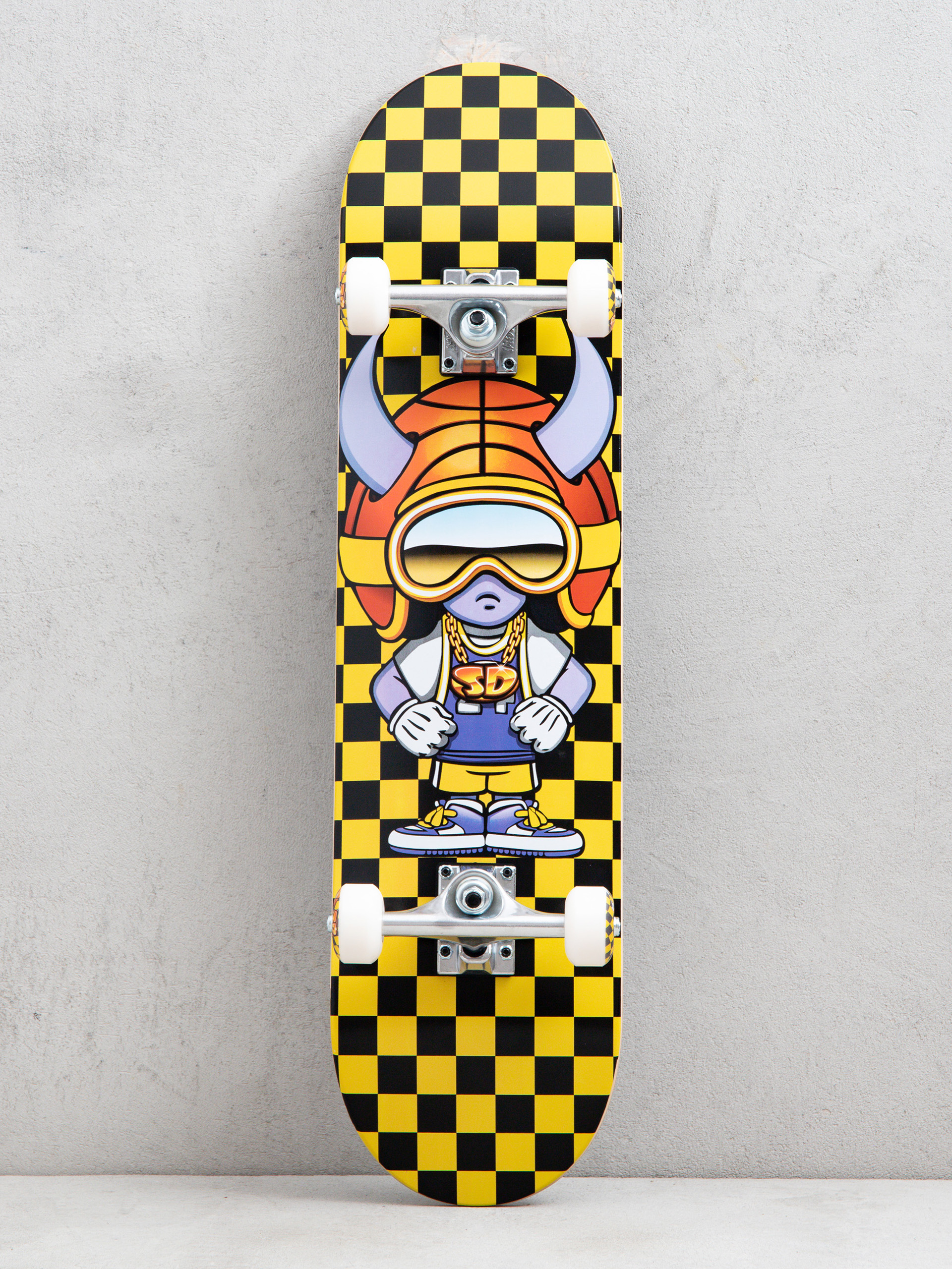 Скейтборд Speed Demons Baller (black/yellow checks)