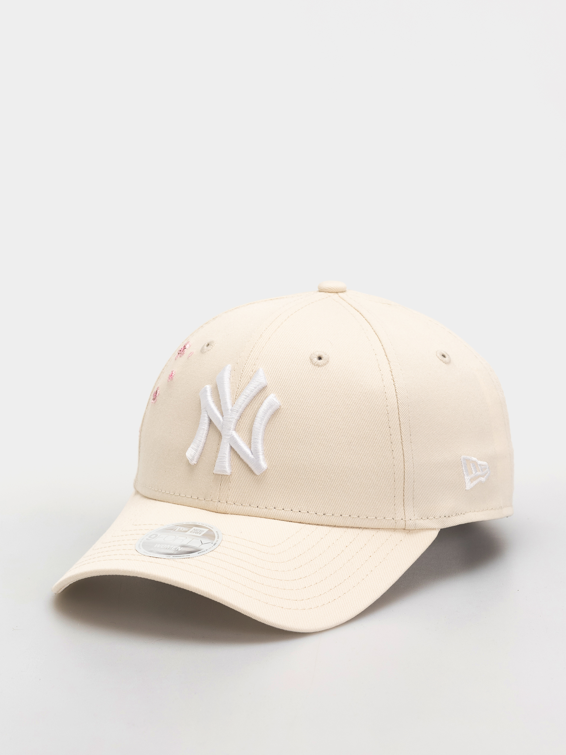 Шапка с козирка New Era Floral Icon 9Forty New York Yankees Wmn (light cream)