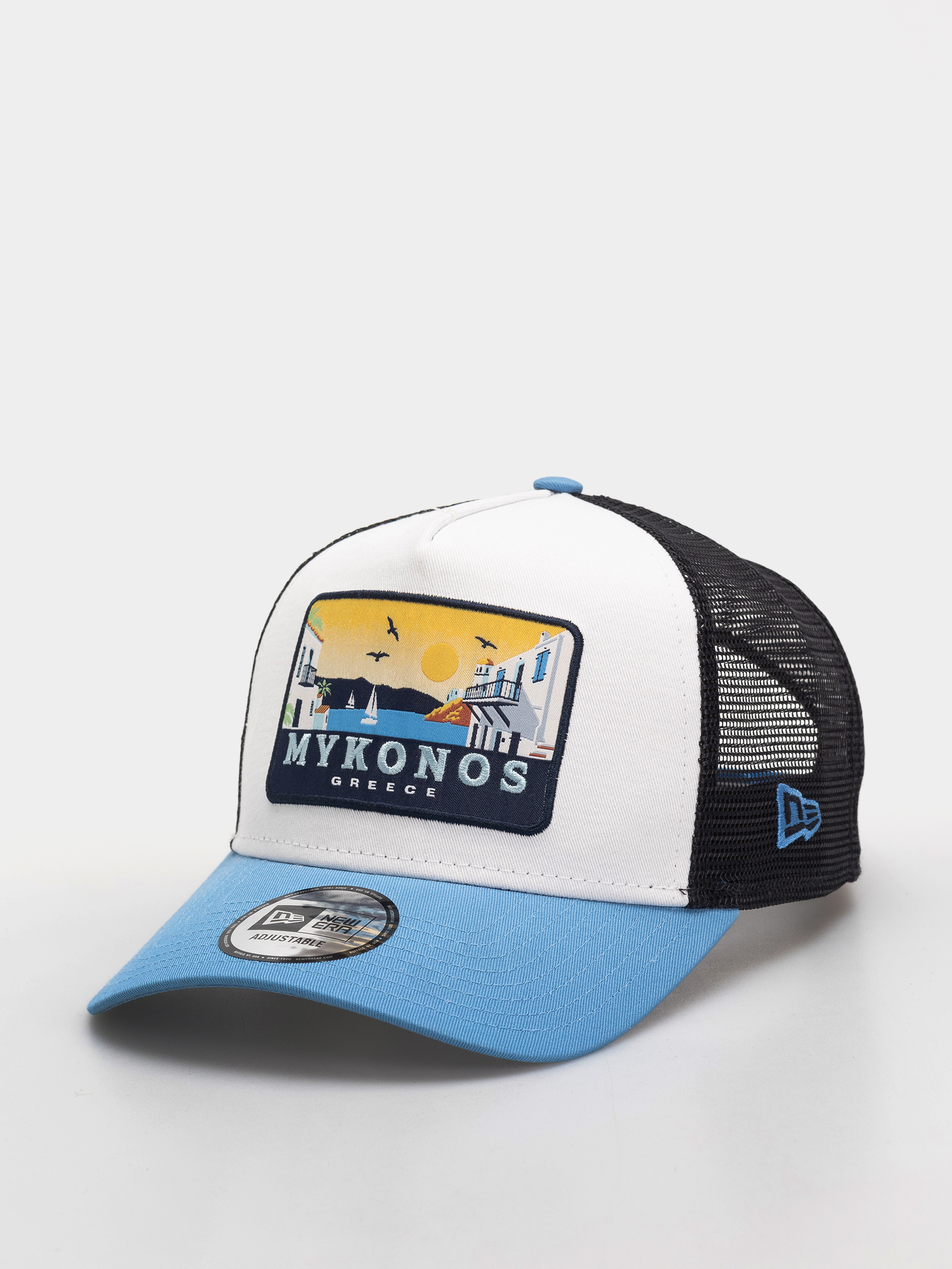 Шапка с козирка New Era Location Patch Trucker (blue/white)