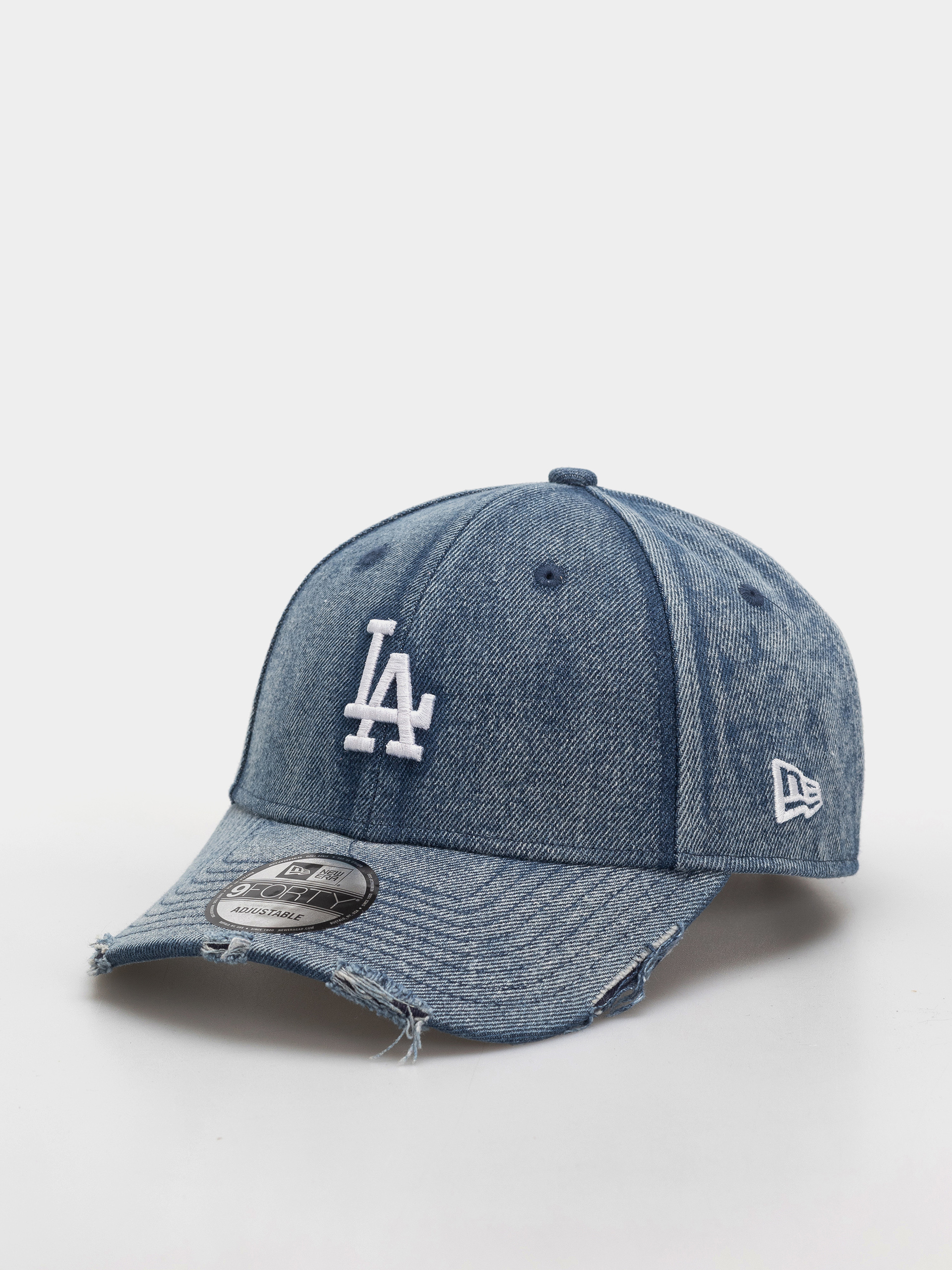 Шапка с козирка New Era Acid Wash Denim 9Forty Los Angeles Dodgers