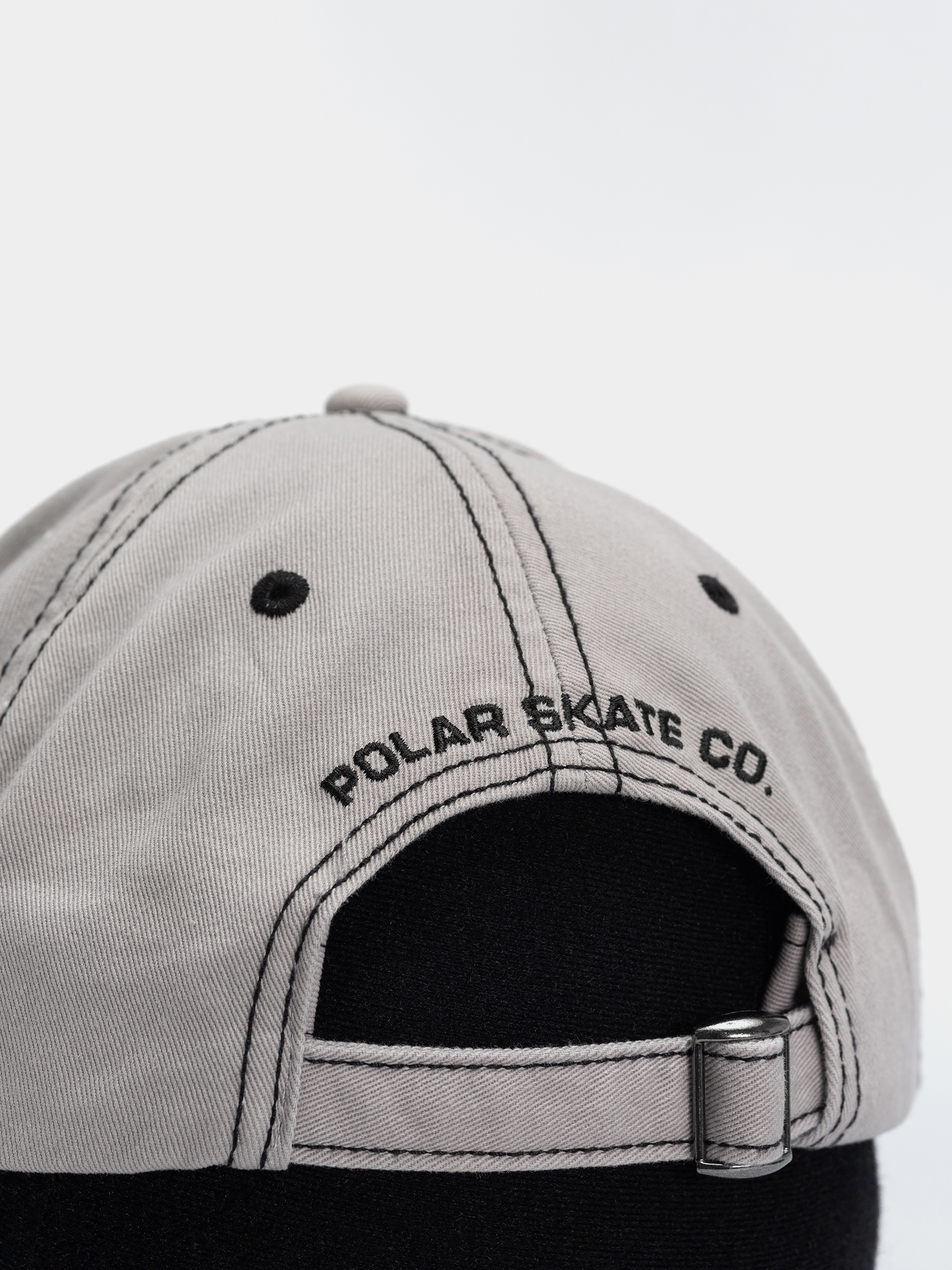 Шапка с козирка Polar Skate Sai Contrast (washed grey)
