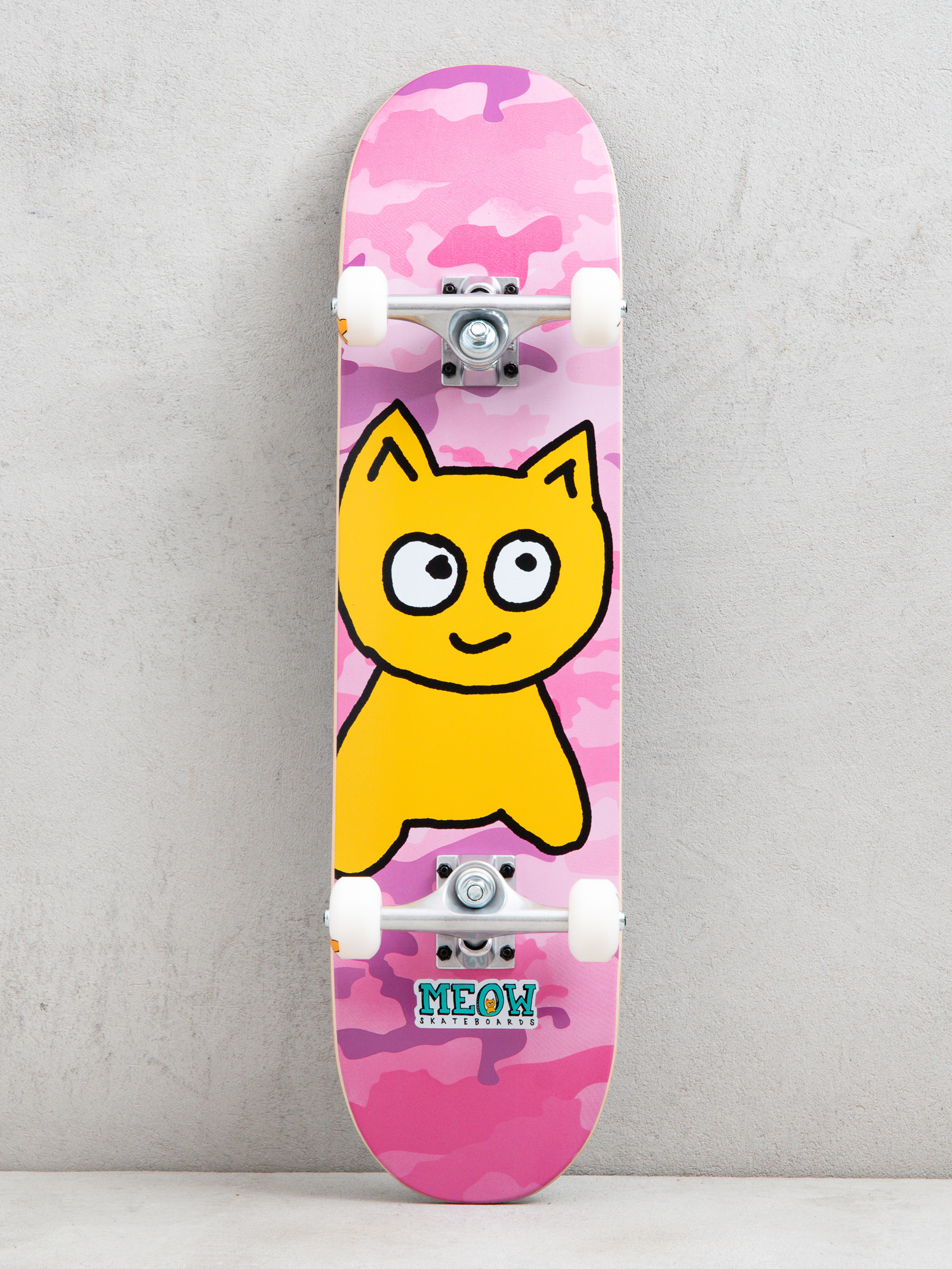 Скейтборд Meow Skateboards Big Cat (camo pink)