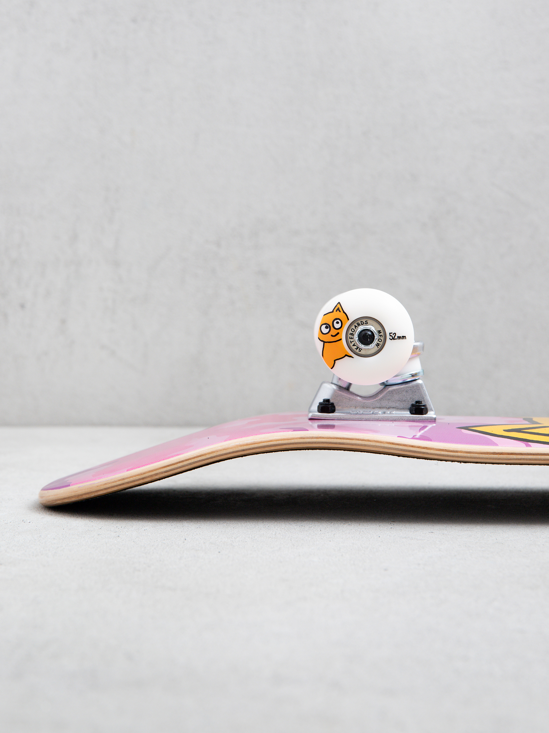 Скейтборд Meow Skateboards Big Cat (camo pink)