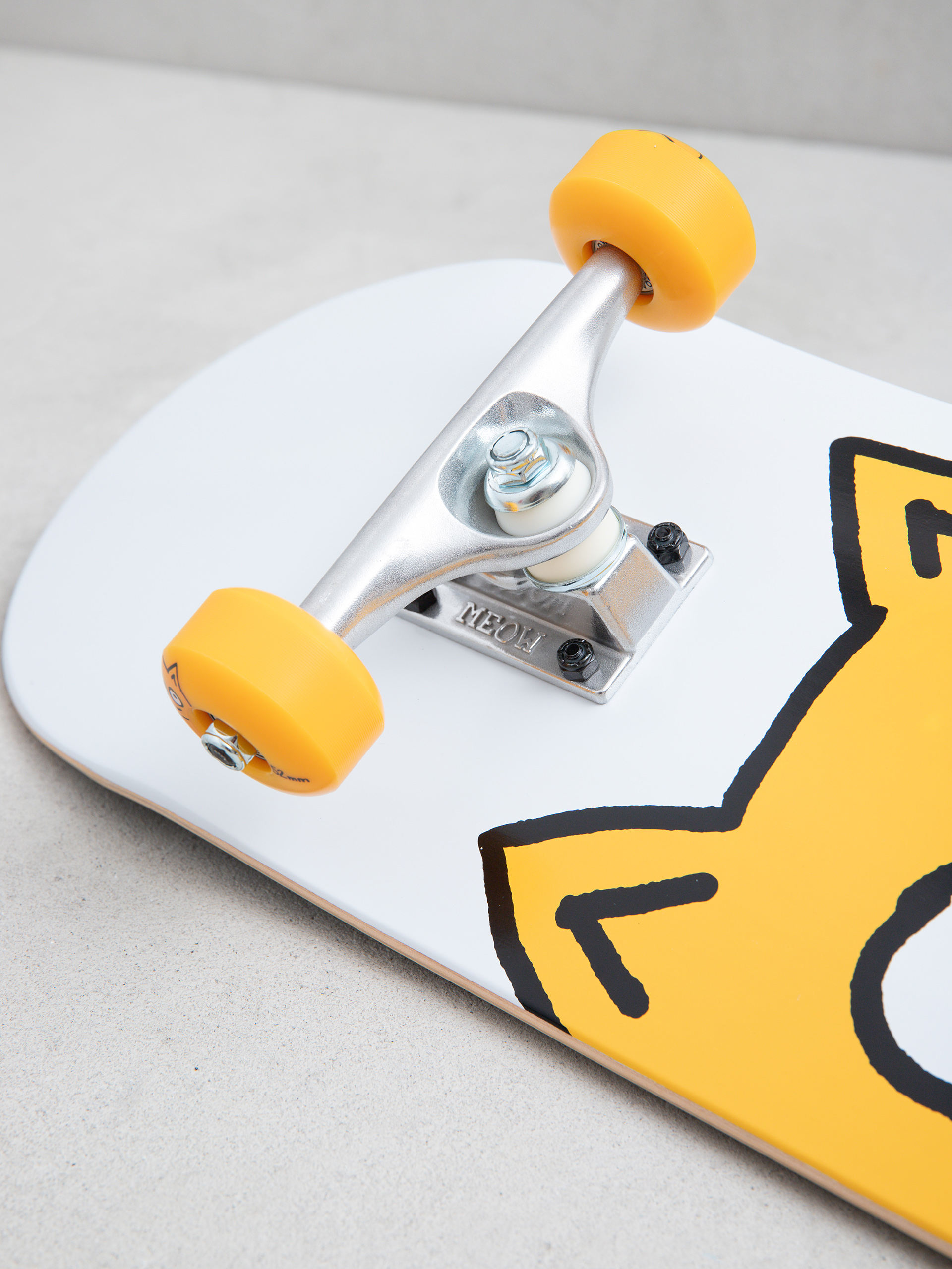 Скейтборд Meow Skateboards Big Cat (white)
