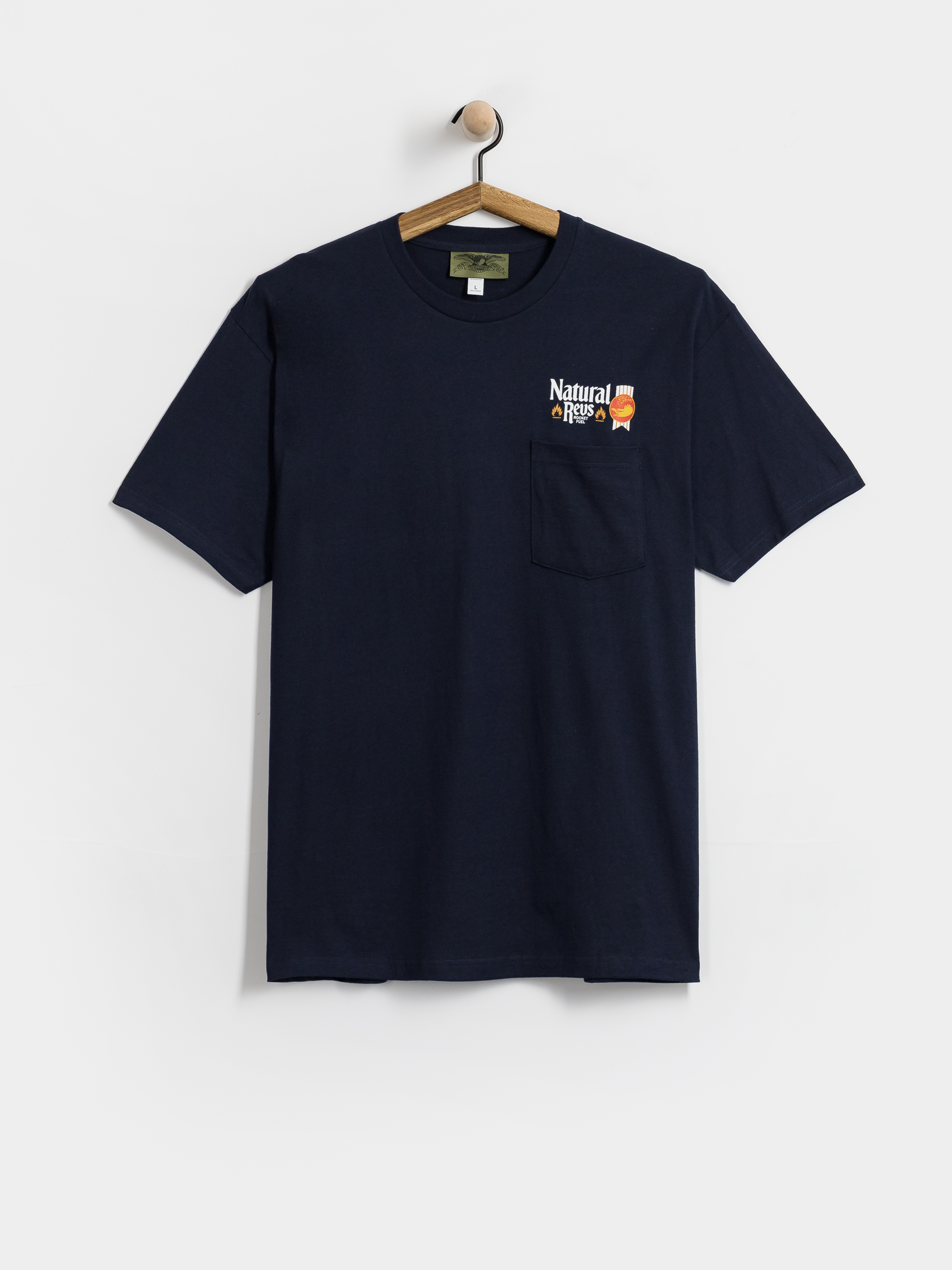 Тениска Antihero Natty Revs (navy w/multi color prints)
