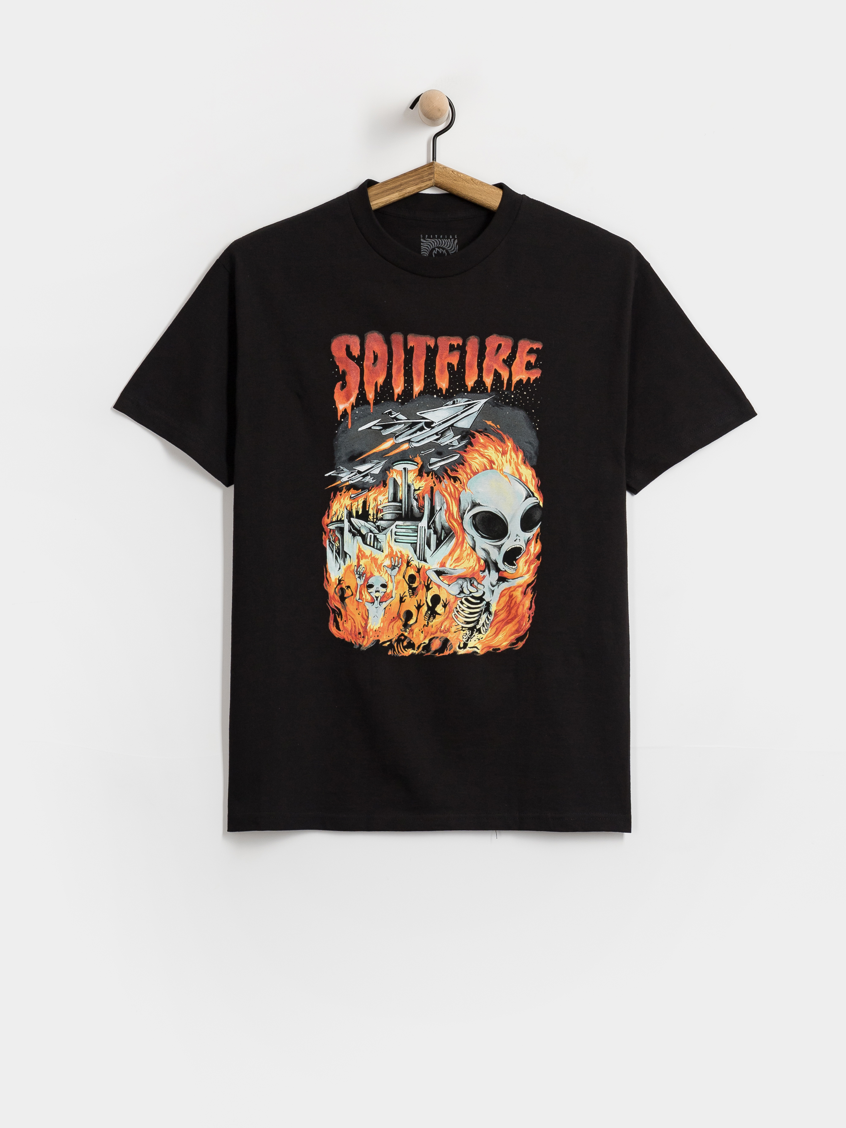 Тениска Spitfire Invasion (black)